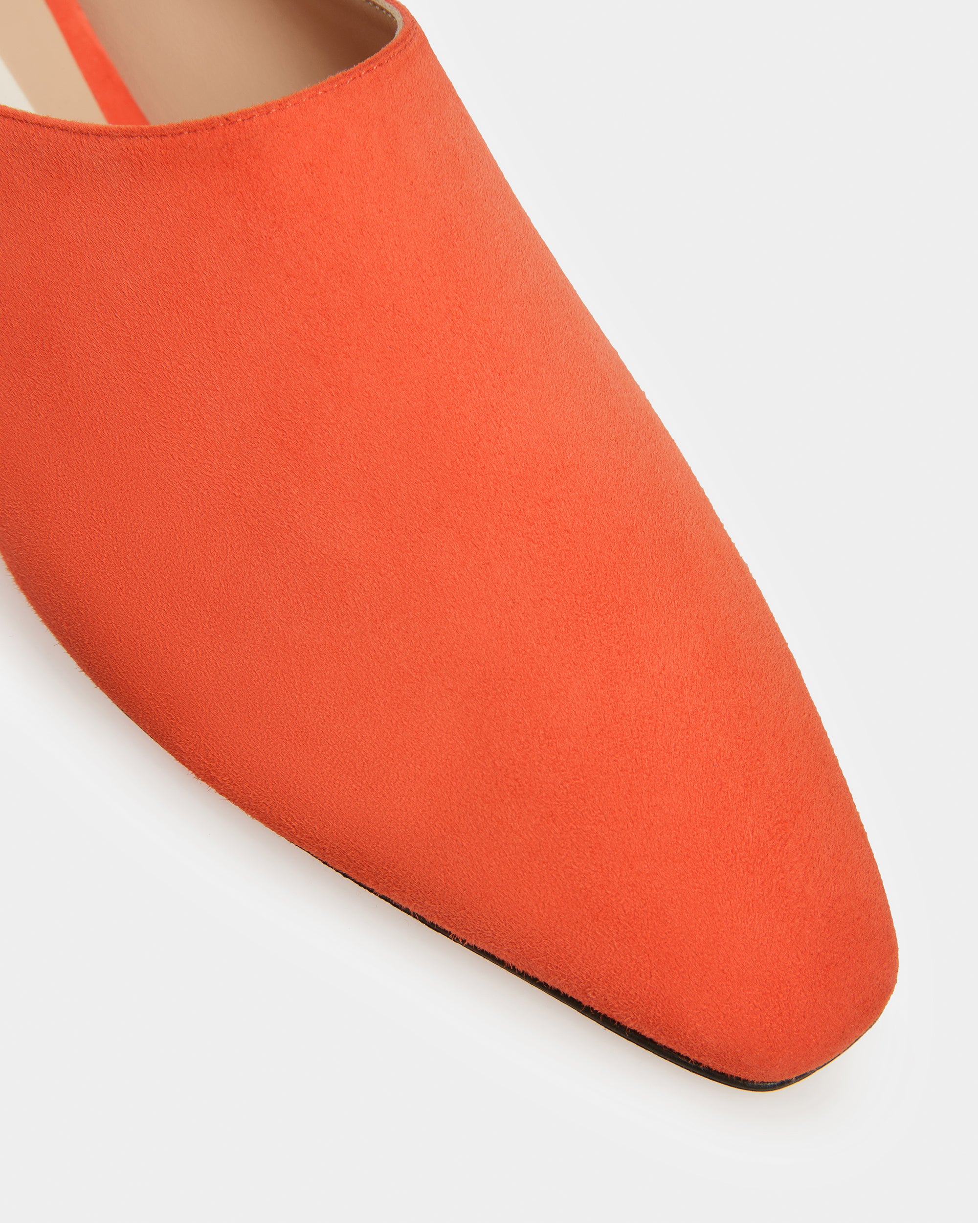 Nara Leather Flat Pumps In Orange - Women's - Bally - 05