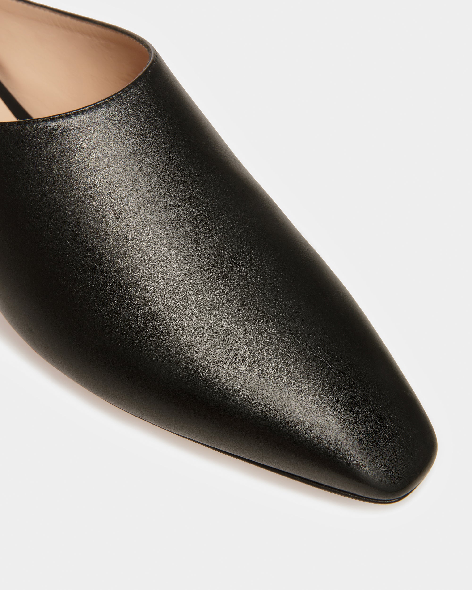 Nara Leather Flat Pumps In Black - Women's - Bally - 05