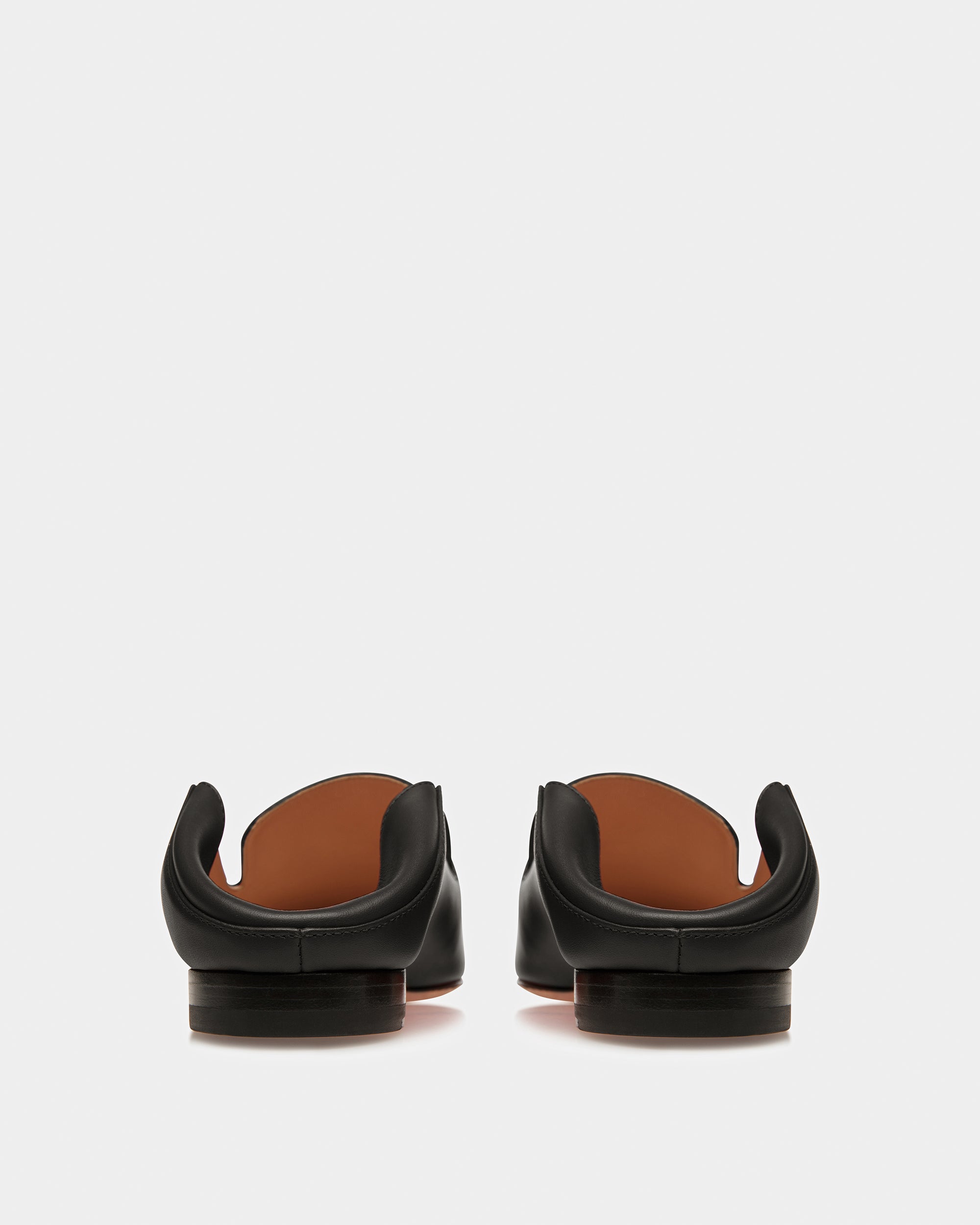 Ellah Leather Loafers In Black - Women's - Bally - 06