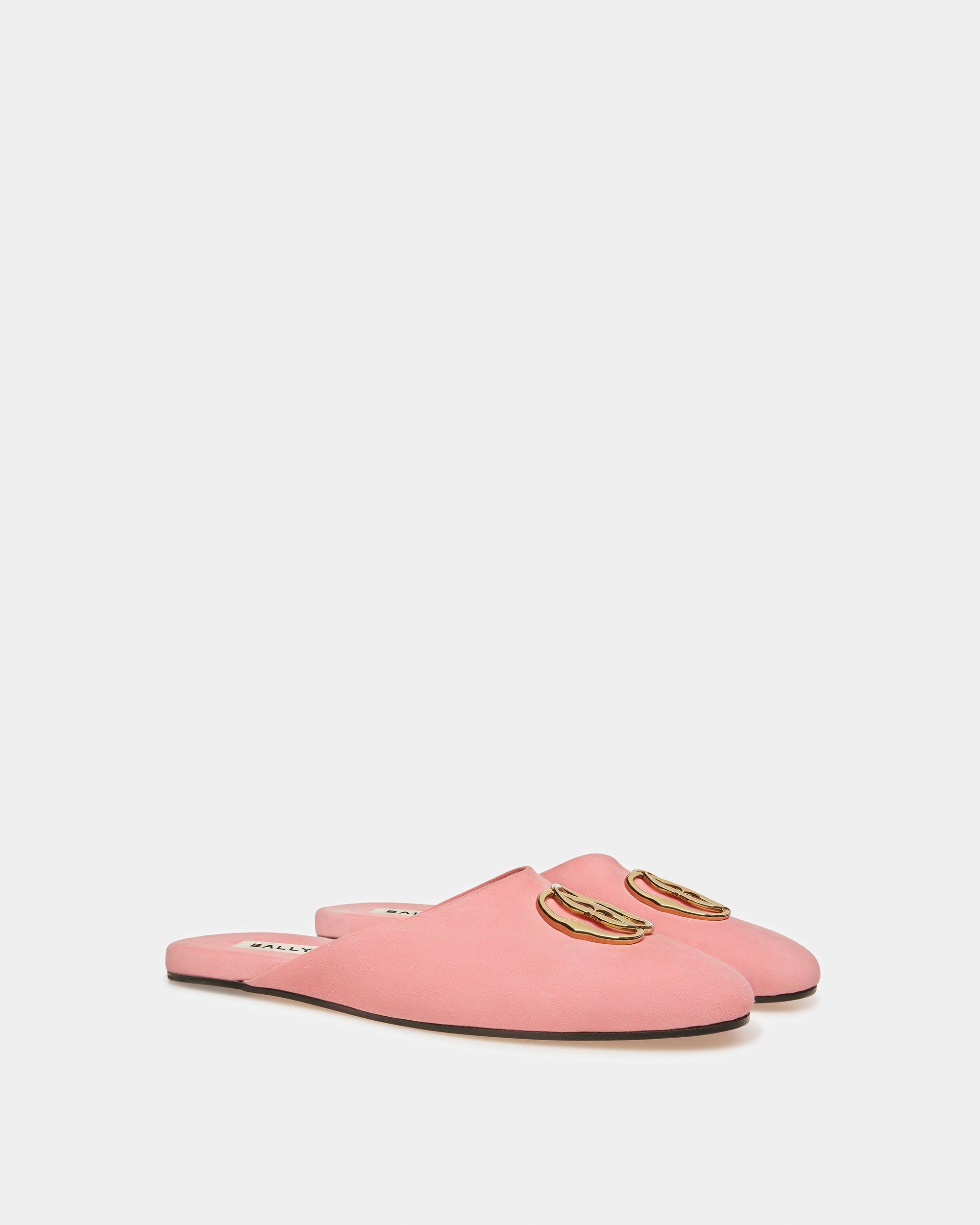 Emblem Loafer In Suede - Women's - Bally - 03