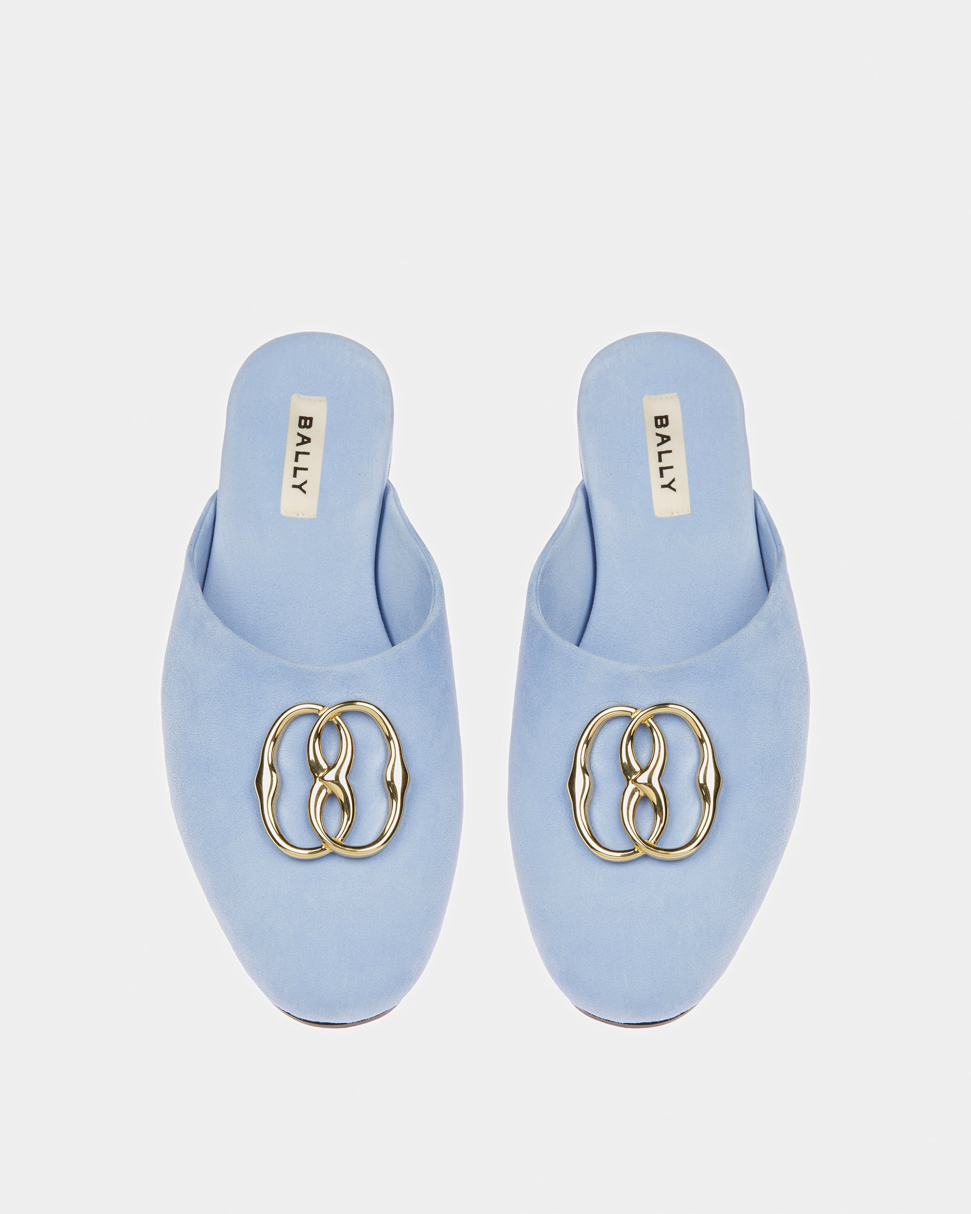 Emblem Loafer In Suede - Women's - Bally - 02