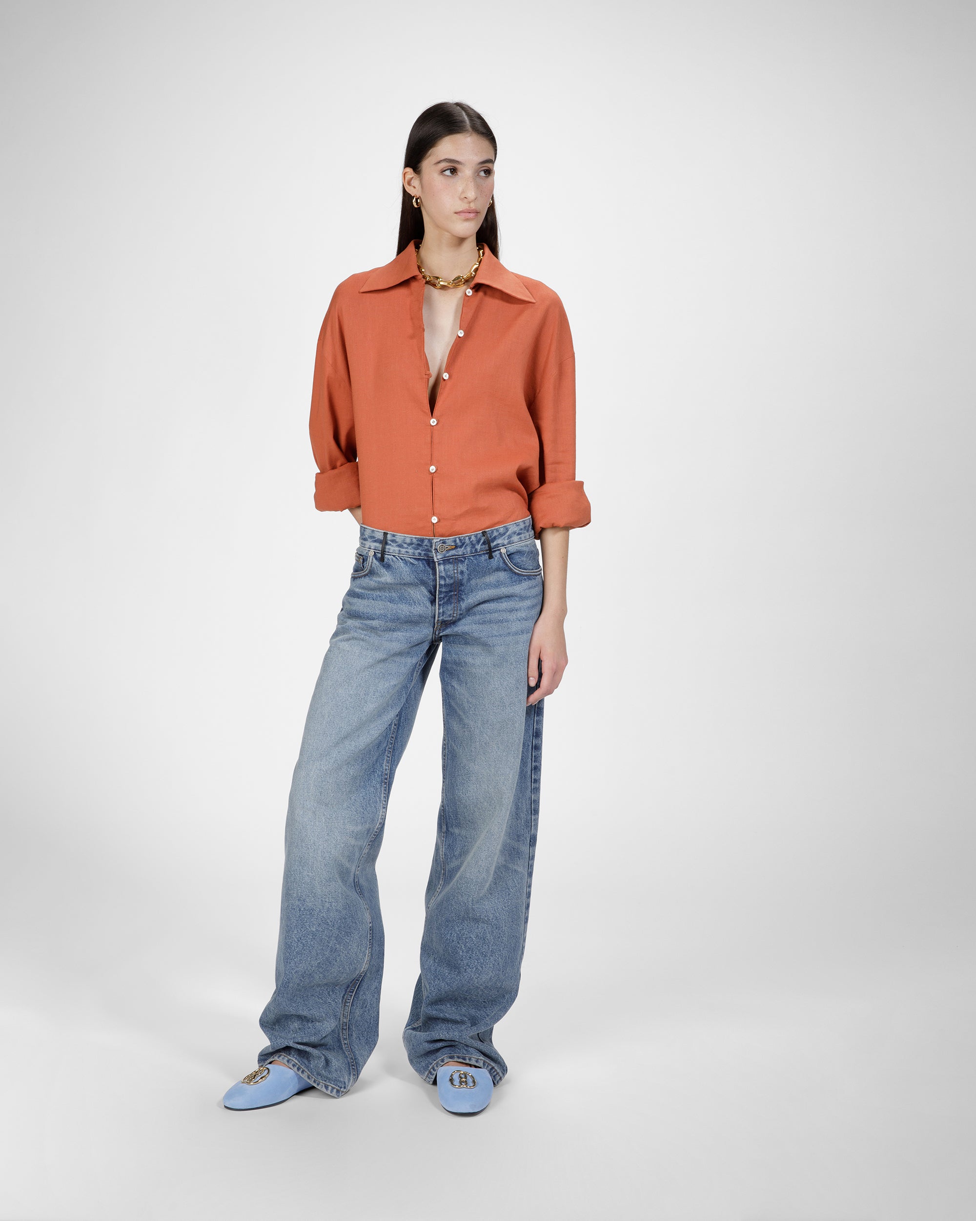 Emblem Loafer In Suede - Women's - Bally - 03
