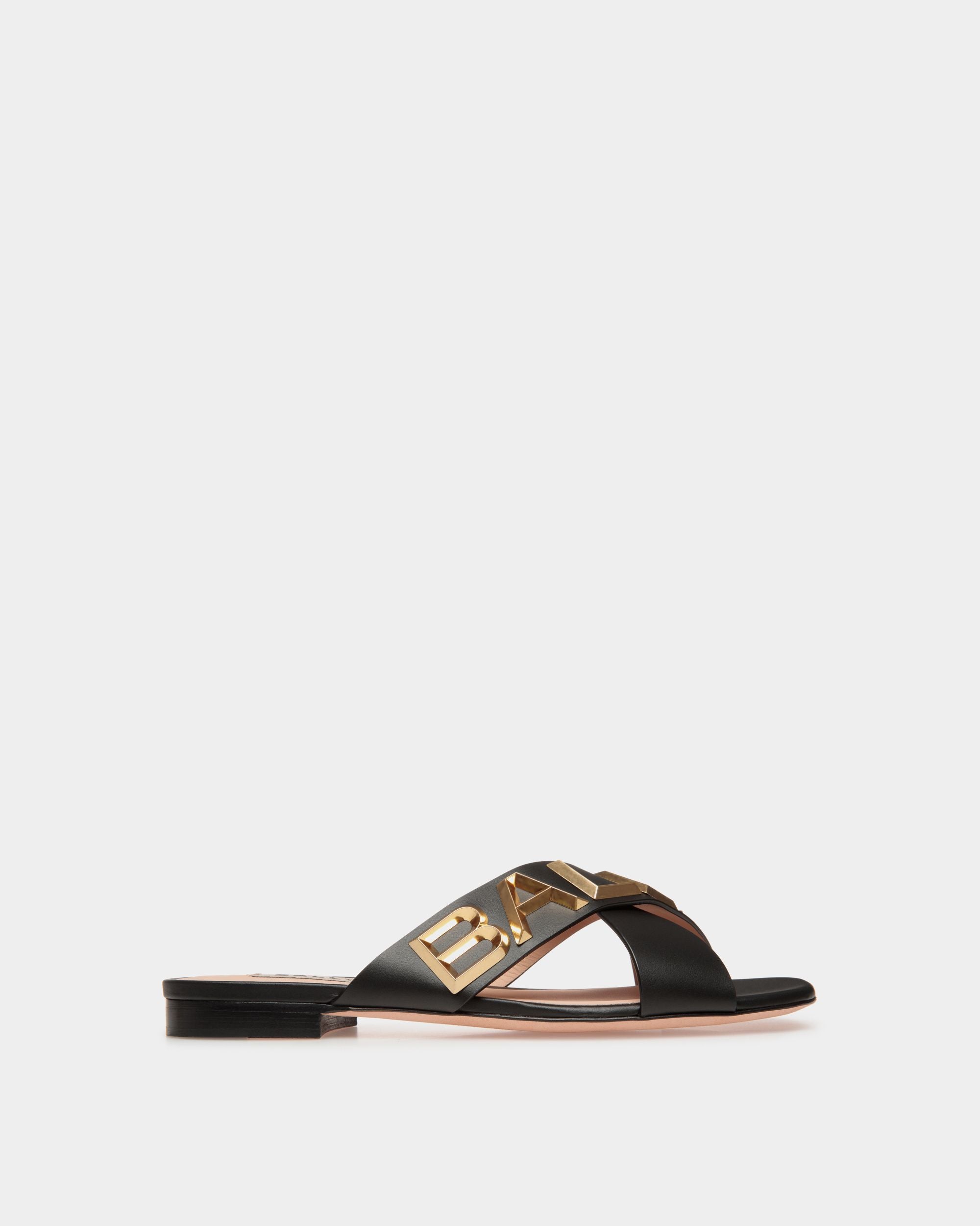 Bally Spell Flat Slide in Leather - Women's - Bally - 01