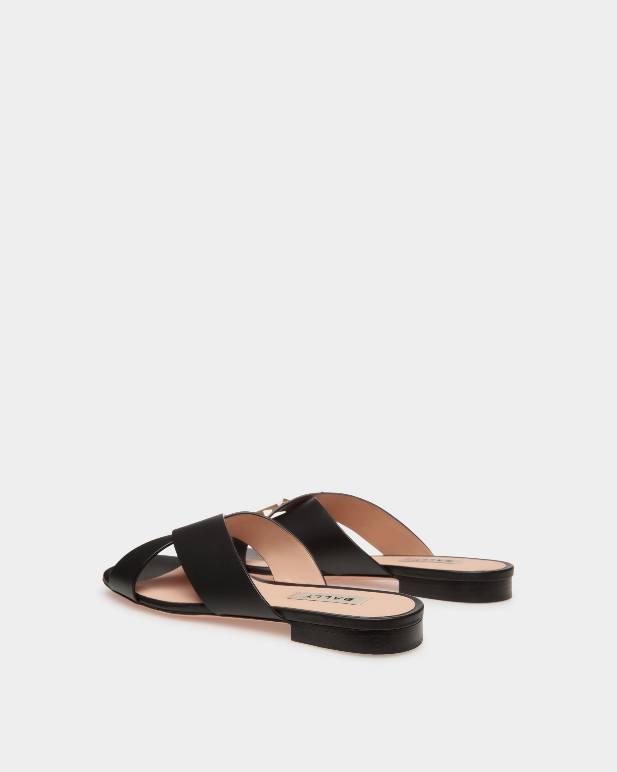 Bally Spell Flat Slide in Leather - Women's - Bally - 03