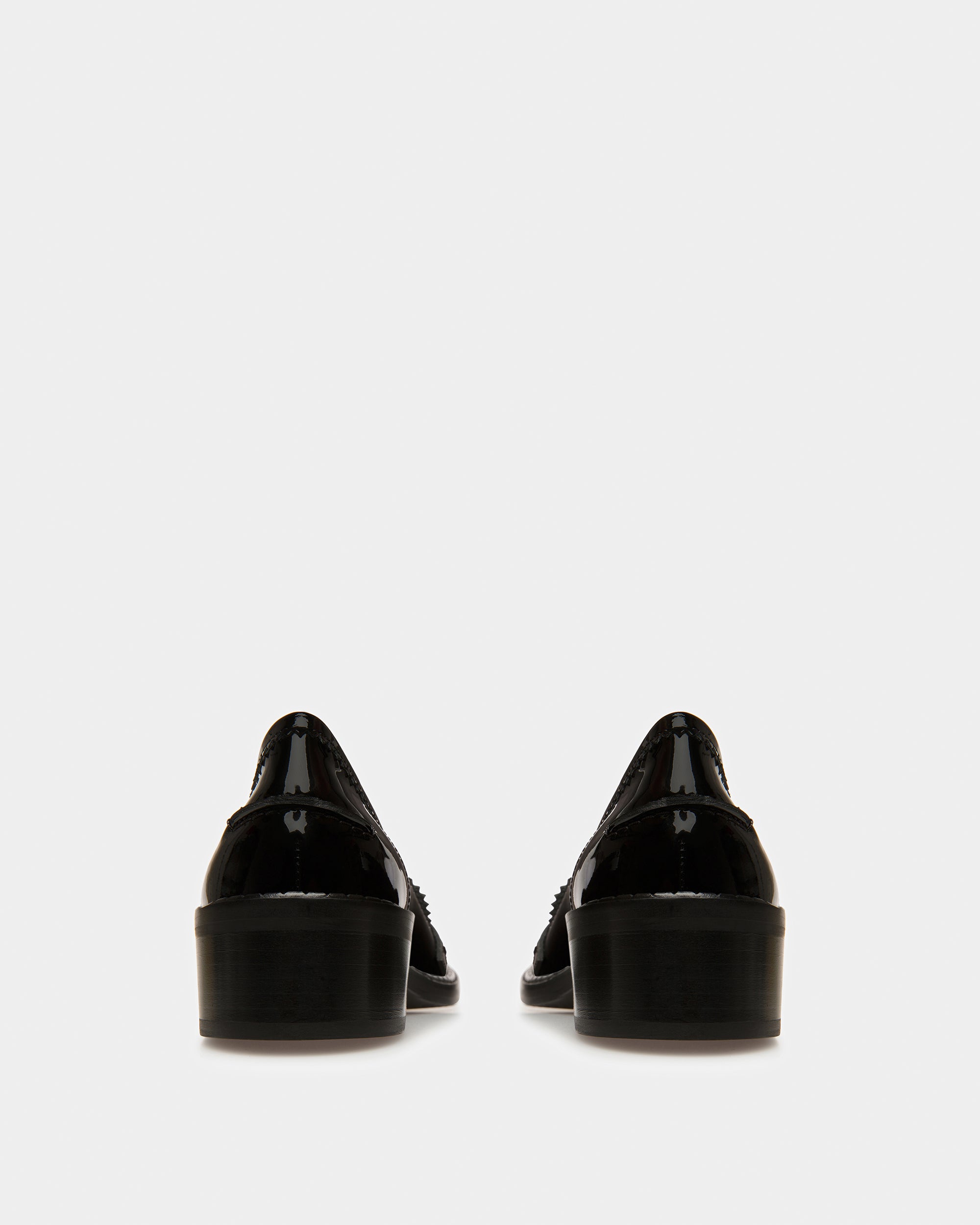 Elly Leather Moccasins In Black - Women's - Bally - 03