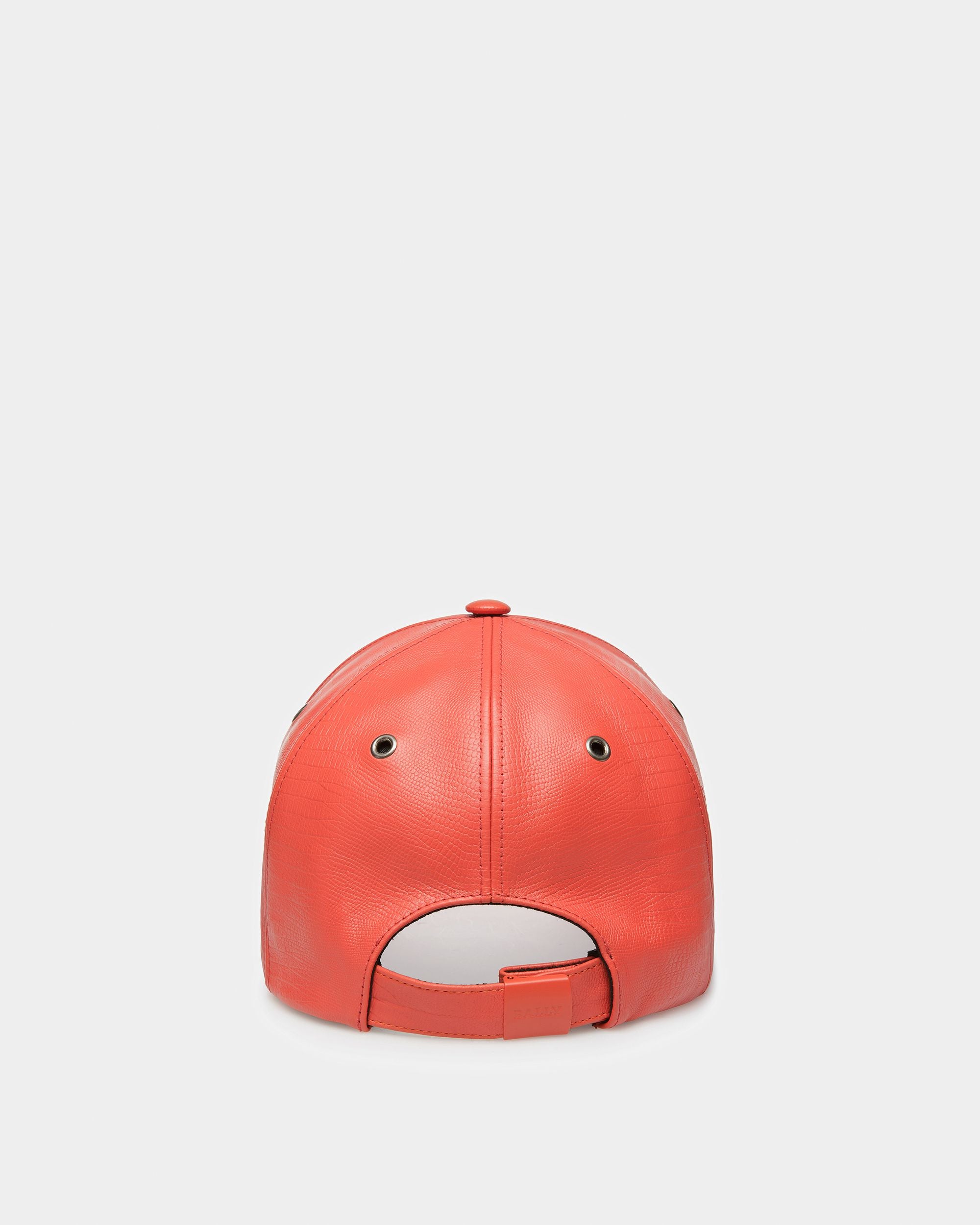 Leather Baseball Cap - Women's - Bally - 03