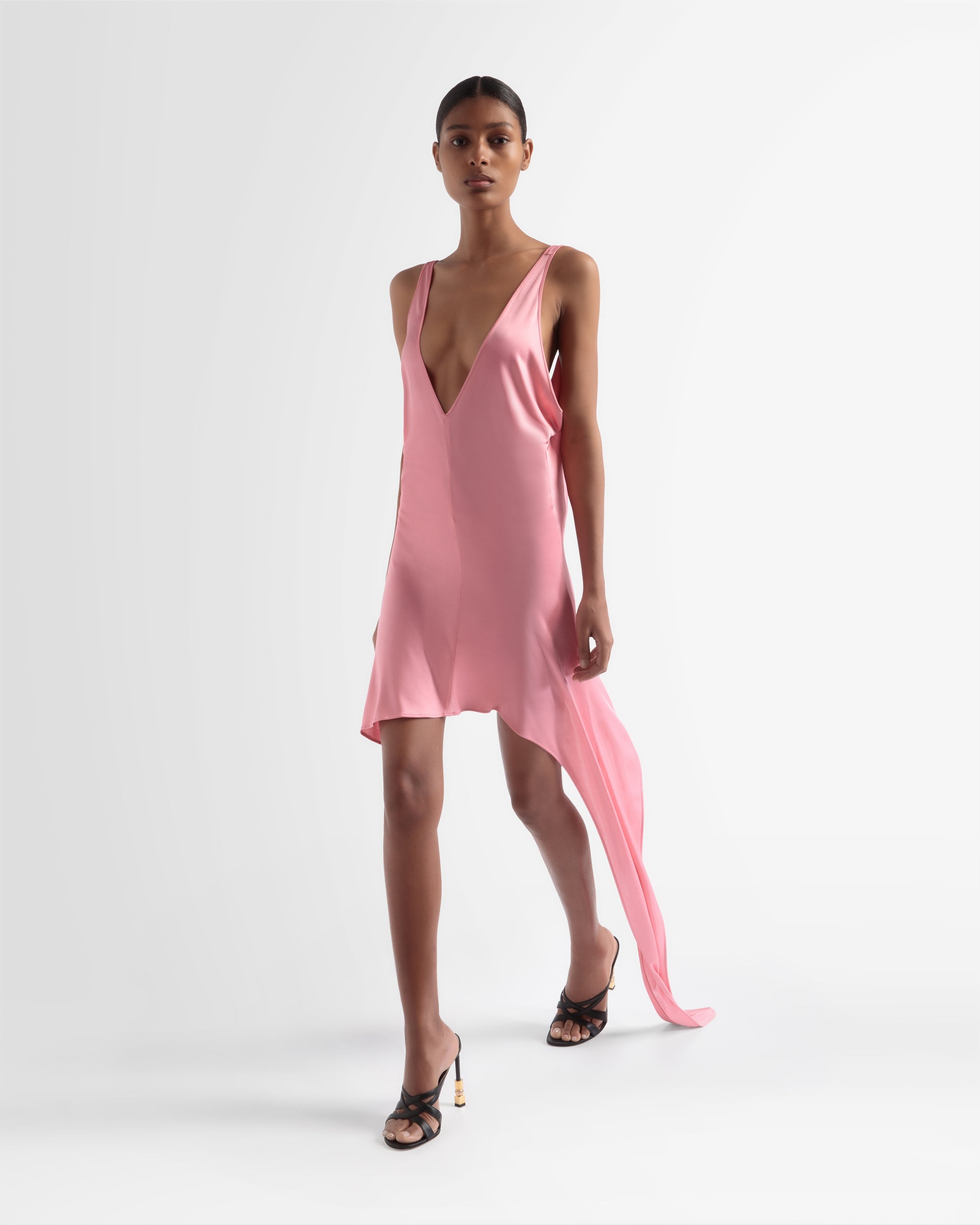 Open Back Dress In Pink - Women's - Bally - 01