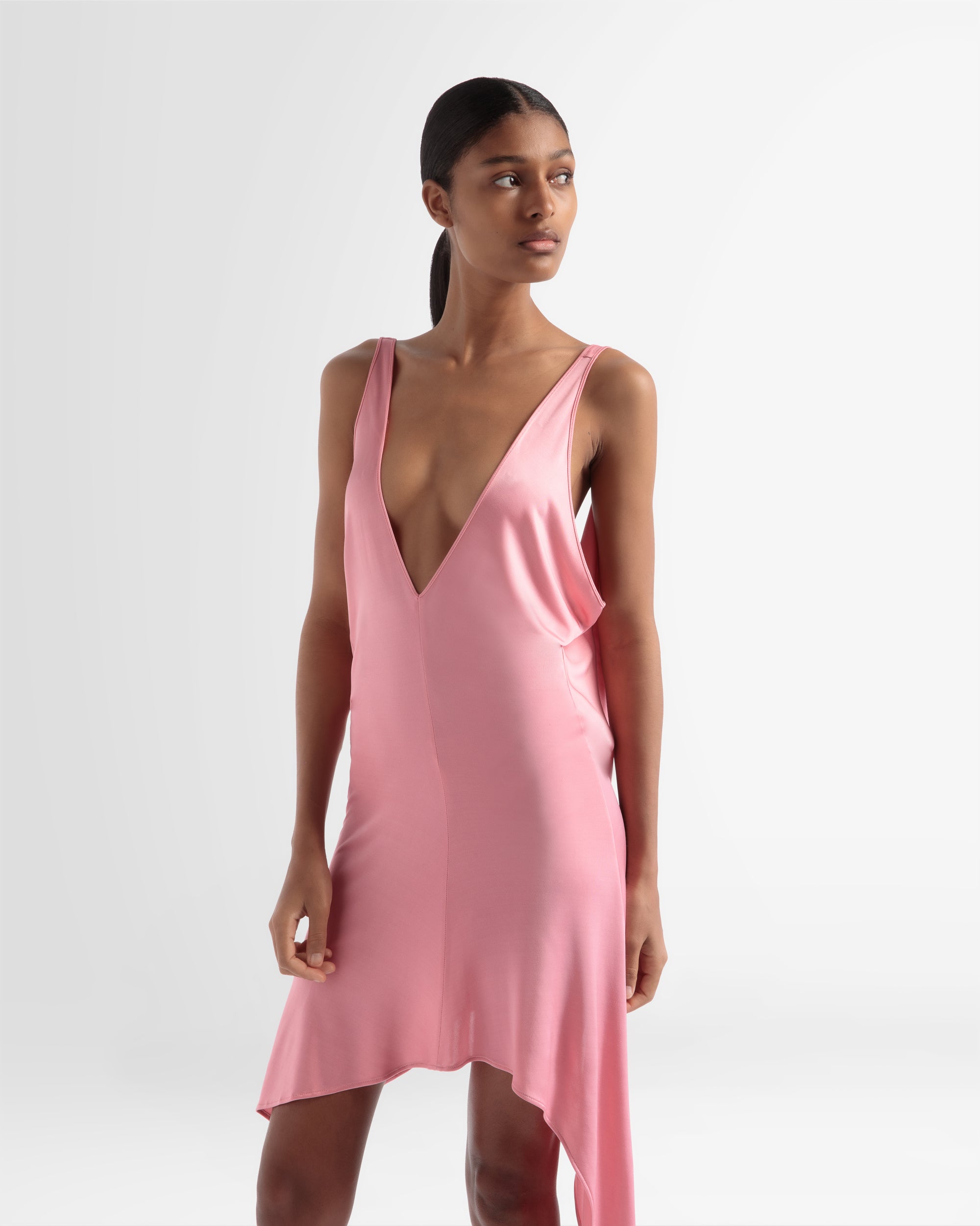 Open Back Dress In Pink - Women's - Bally - 02