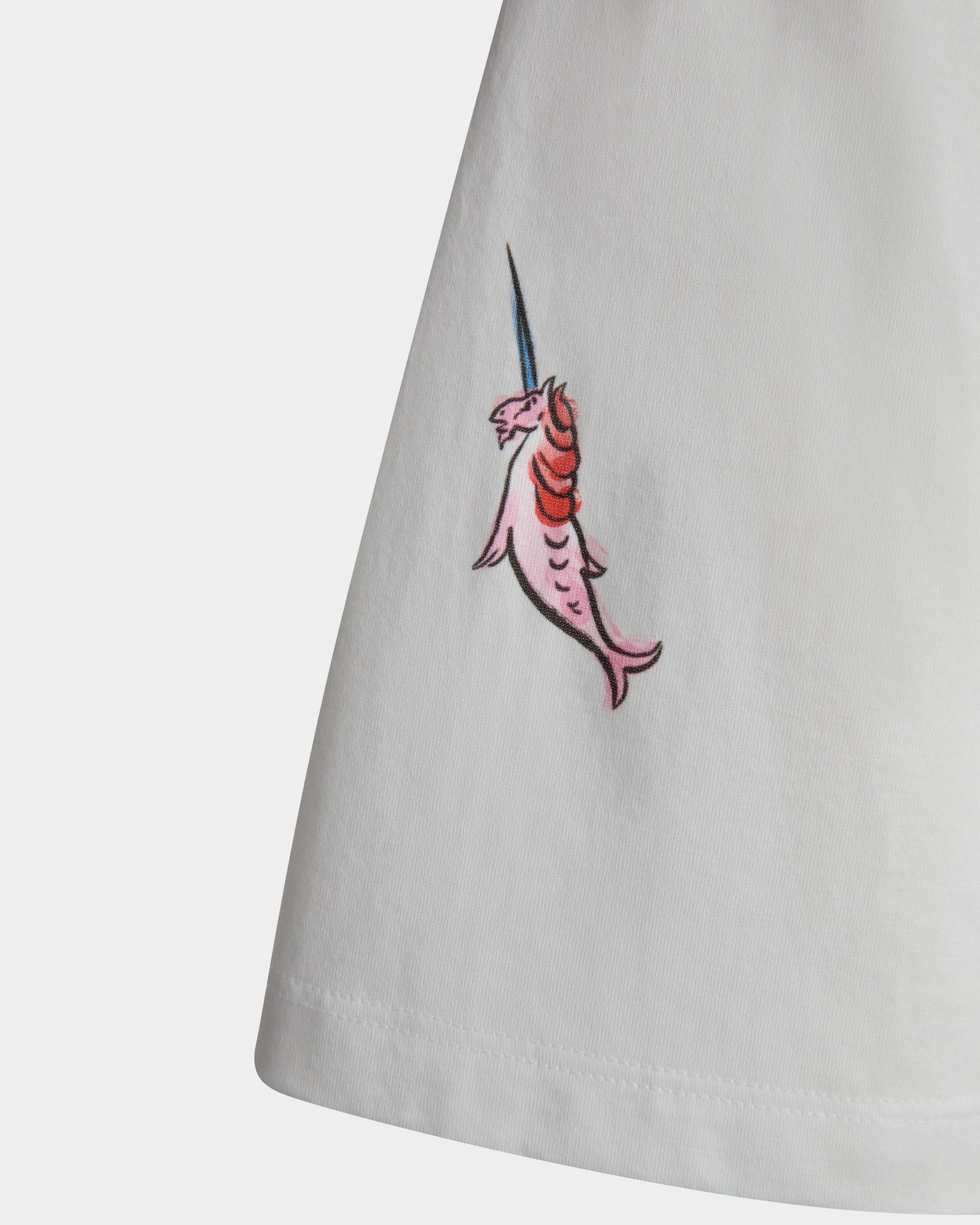 T-Shirt in White Cotton - Women's - Bally - 04