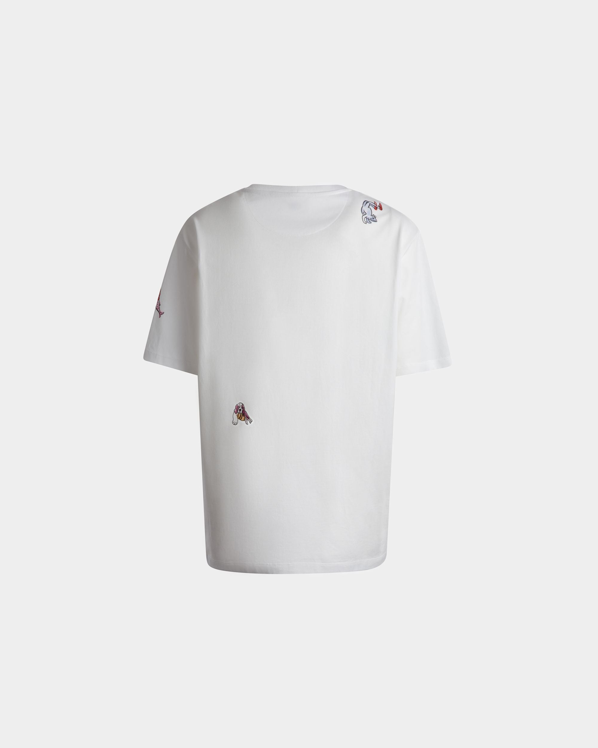 T-Shirt in White Cotton - Women's - Bally - 07