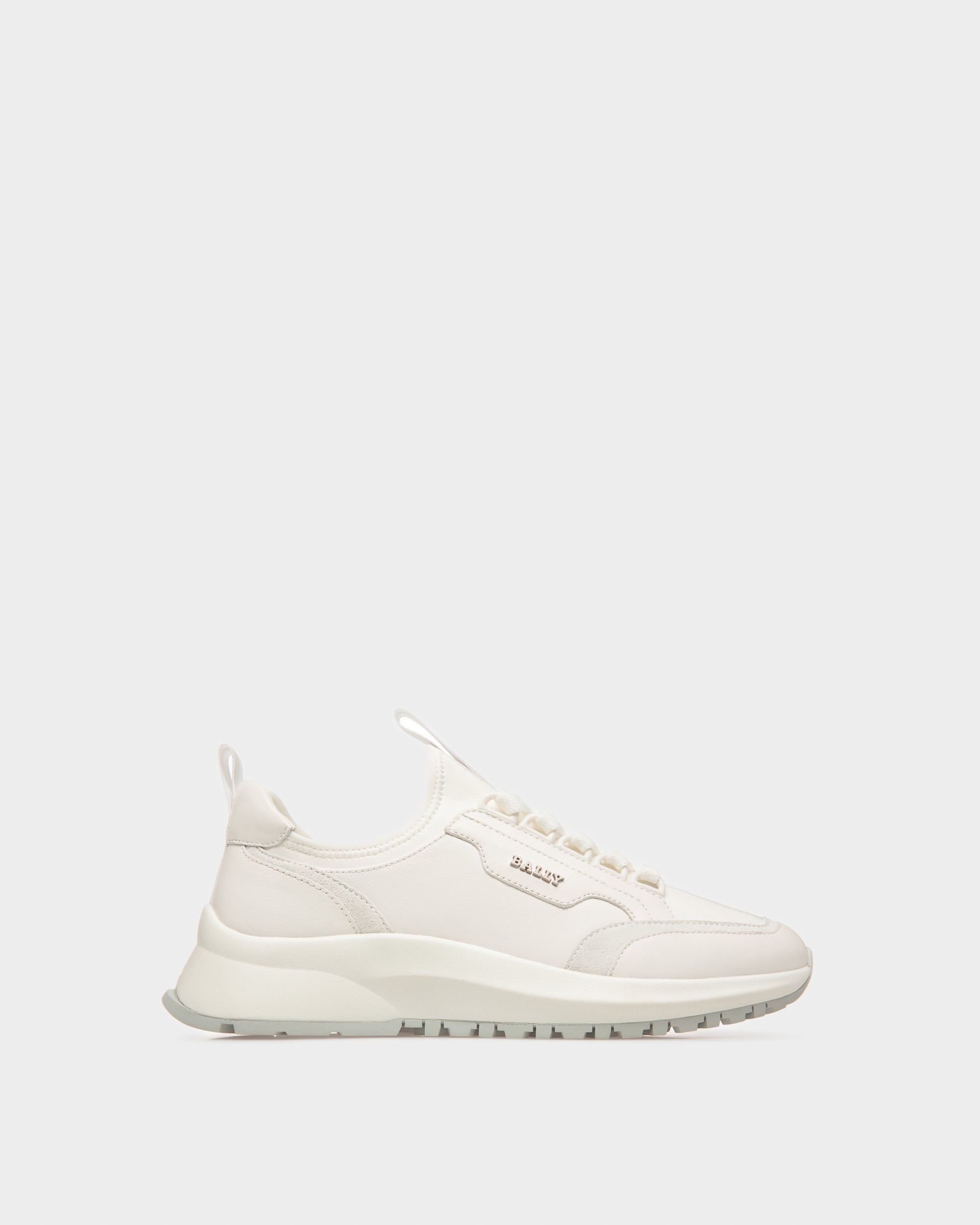 Deven Leather Sneakers In White - Women's - Bally - 01