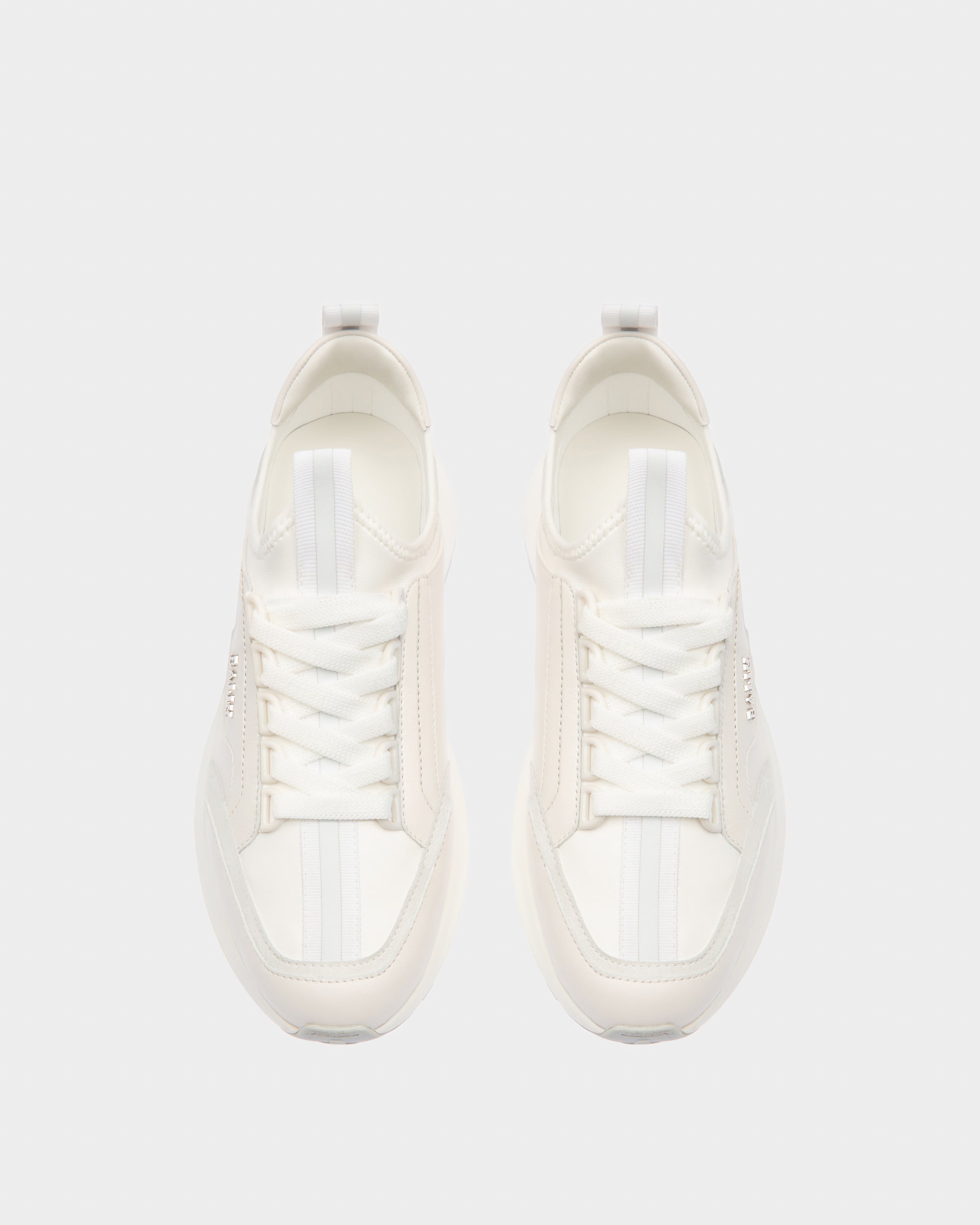 Deven Leather Sneakers In White - Women's - Bally - 03
