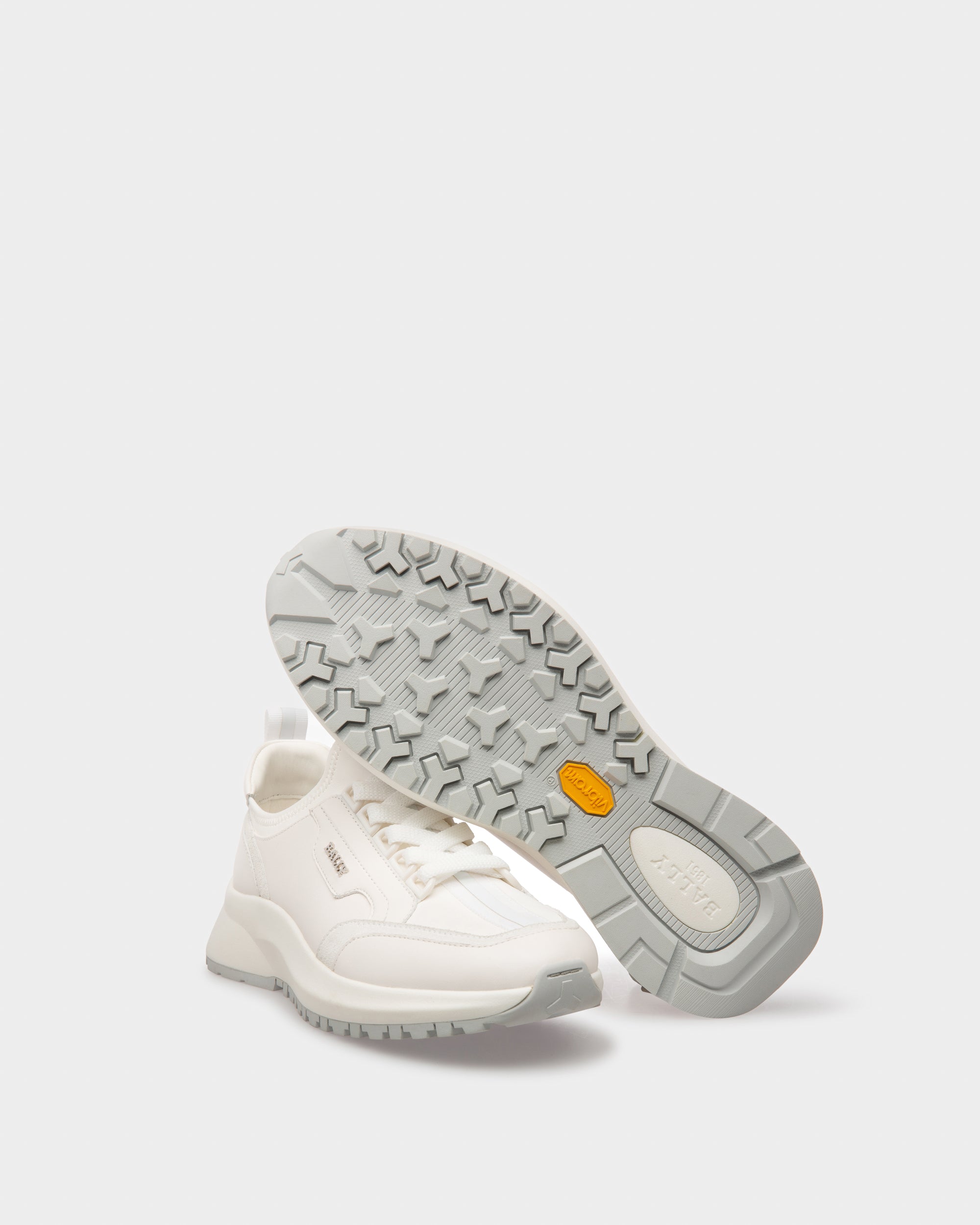 Deven Leather Sneakers In White - Women's - Bally - 05