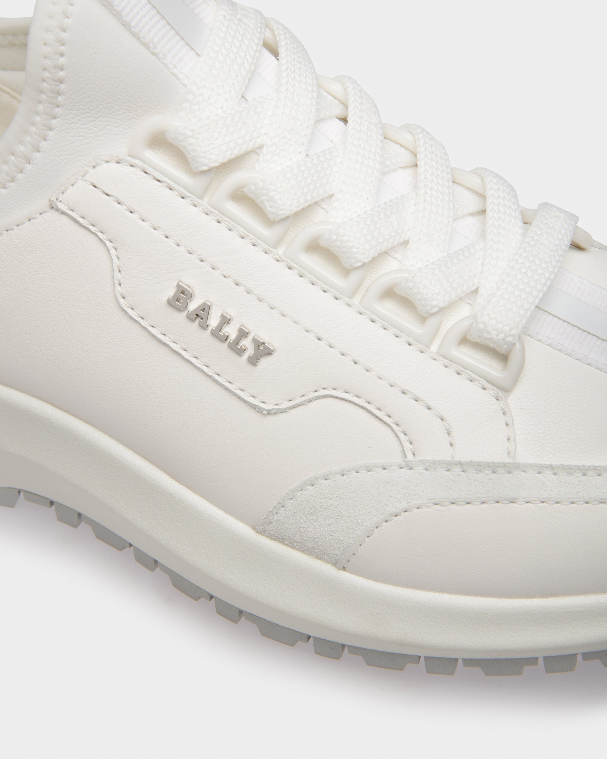 Deven Leather Sneakers In White - Women's - Bally - 06