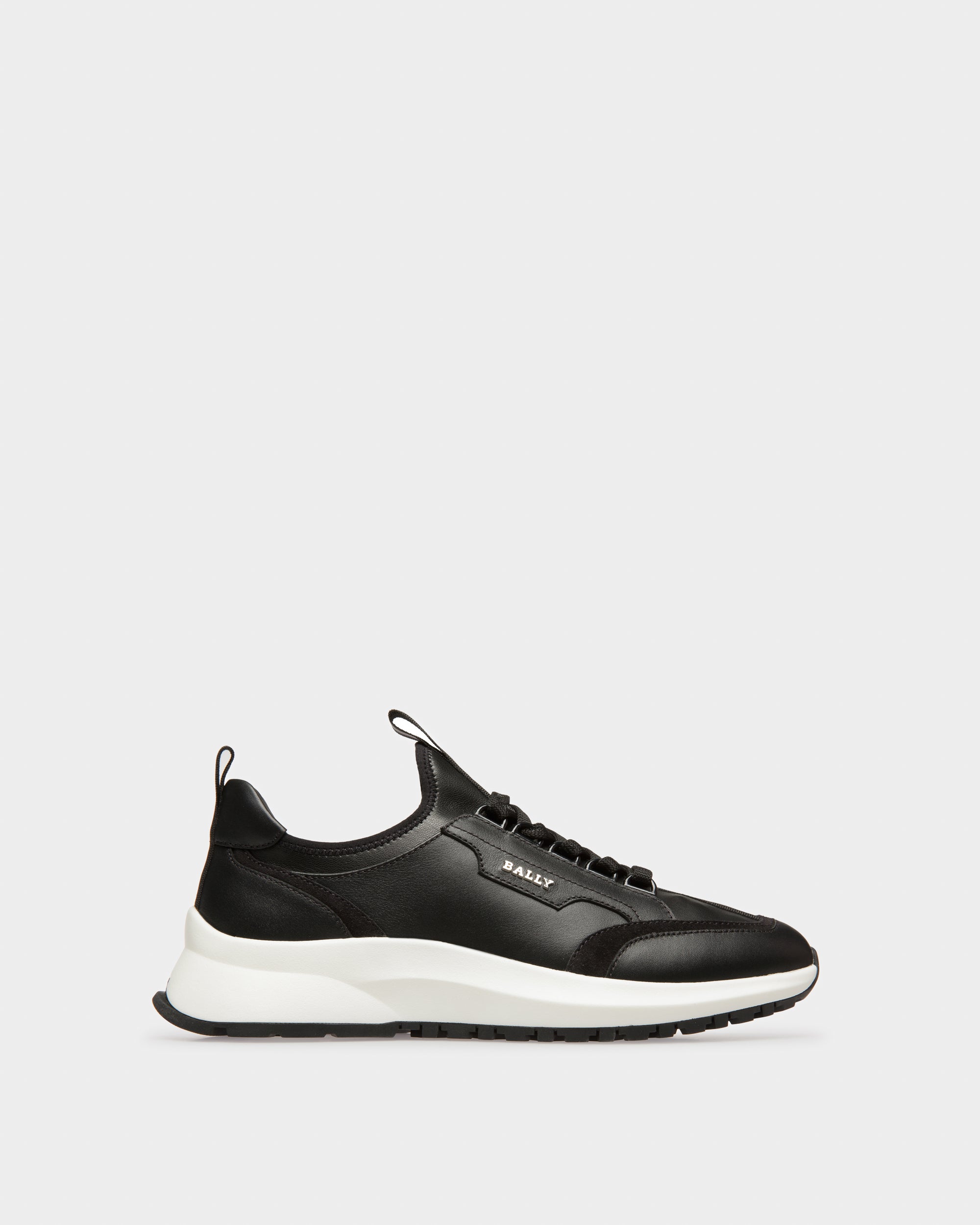 Deven Leather Sneakers In Black - Women's - Bally - 01