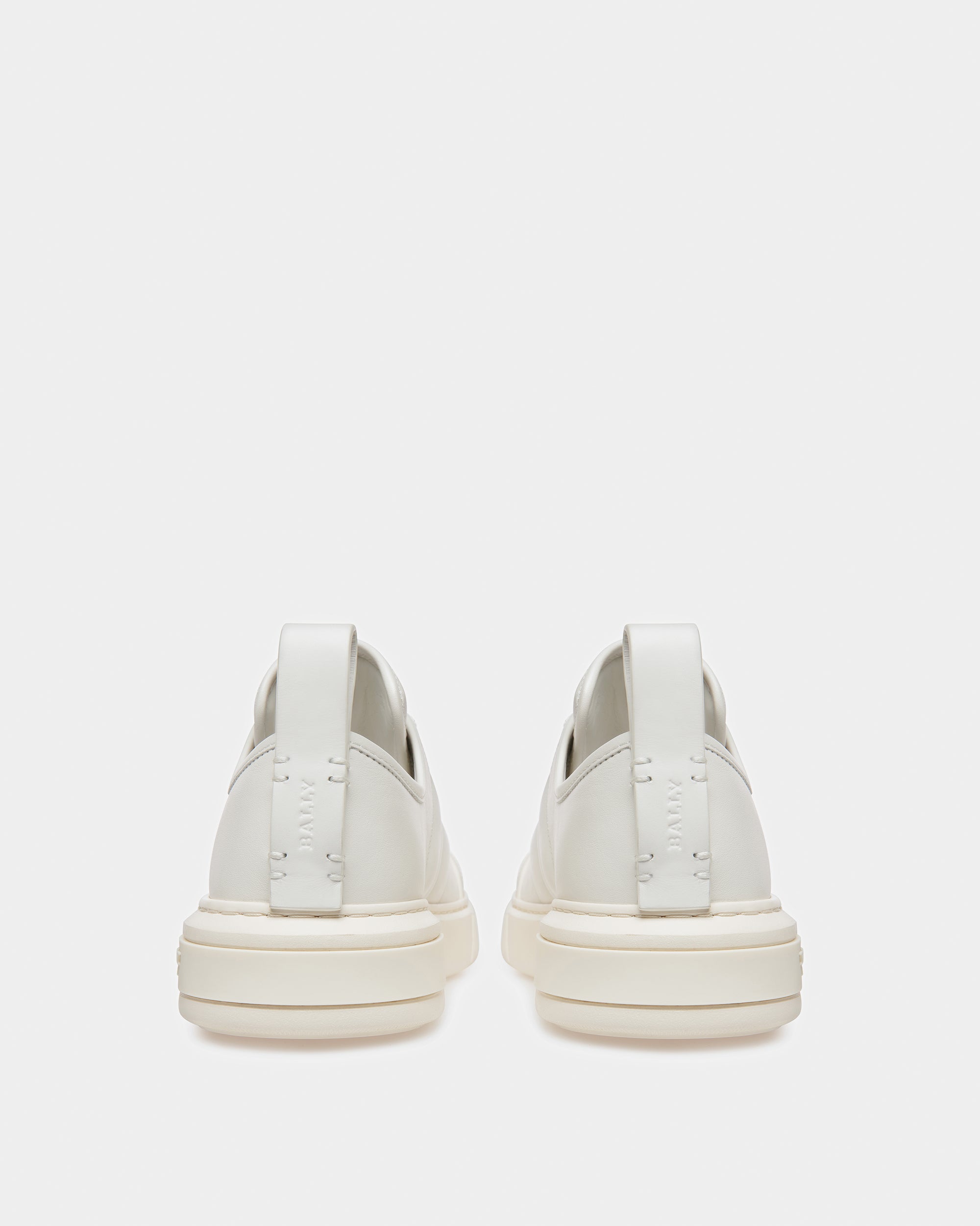 Medyn Leather Sneakers In White - Women's - Bally - 04