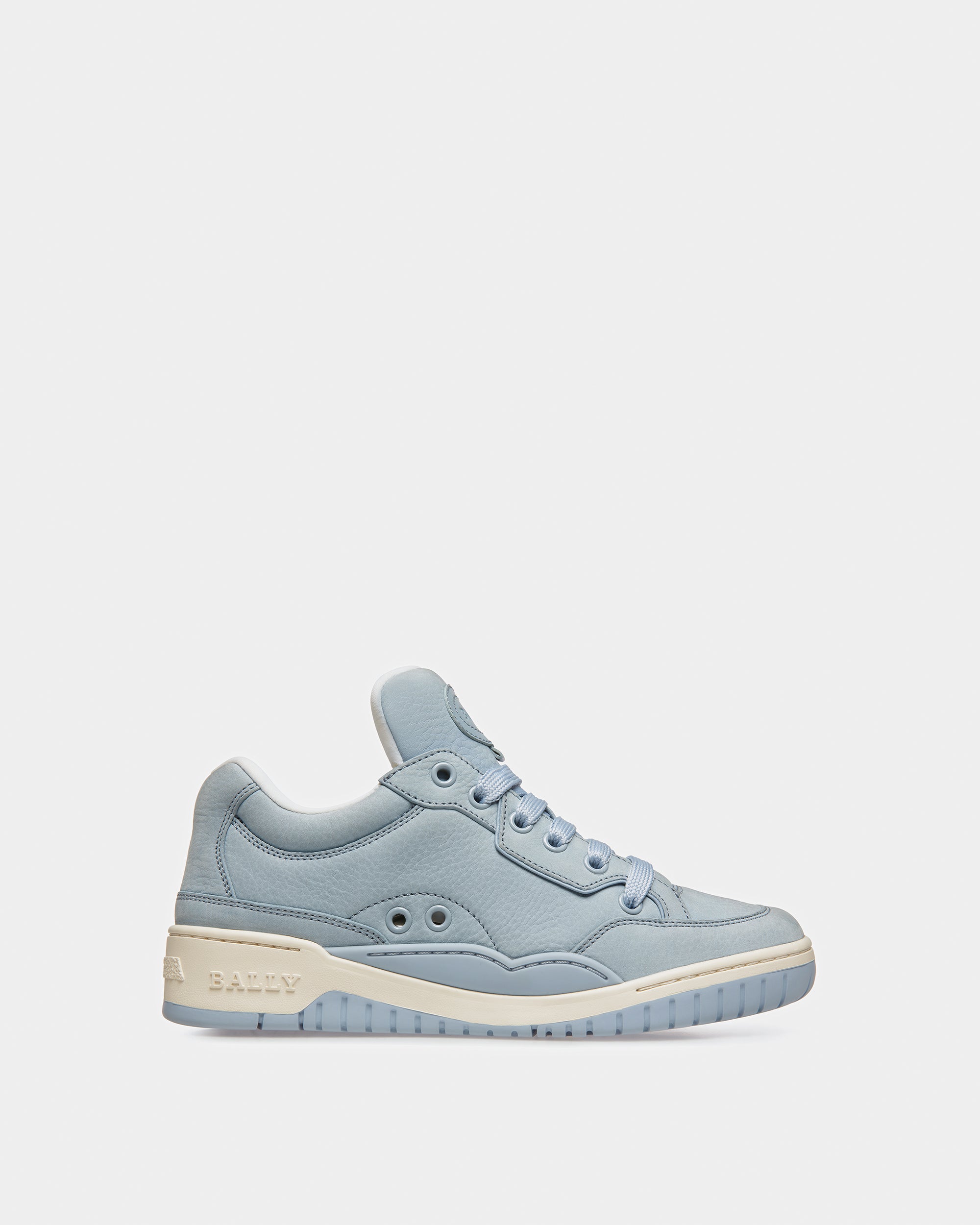 Kiro Leather Sneakers In Light Blue - Women's - Bally - 01