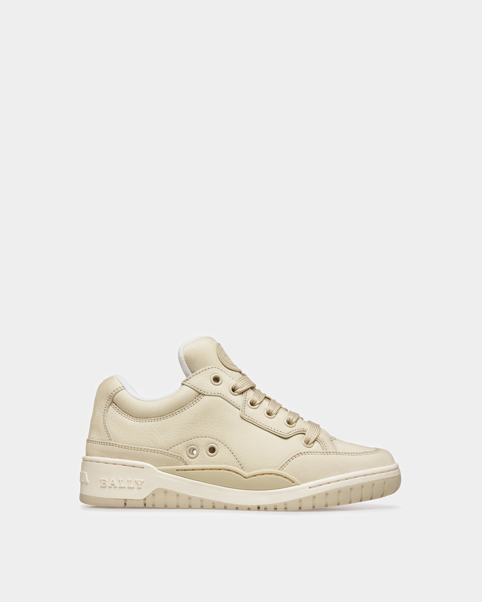 Kiro Leather Sneakers In Beige - Women's - Bally - 01