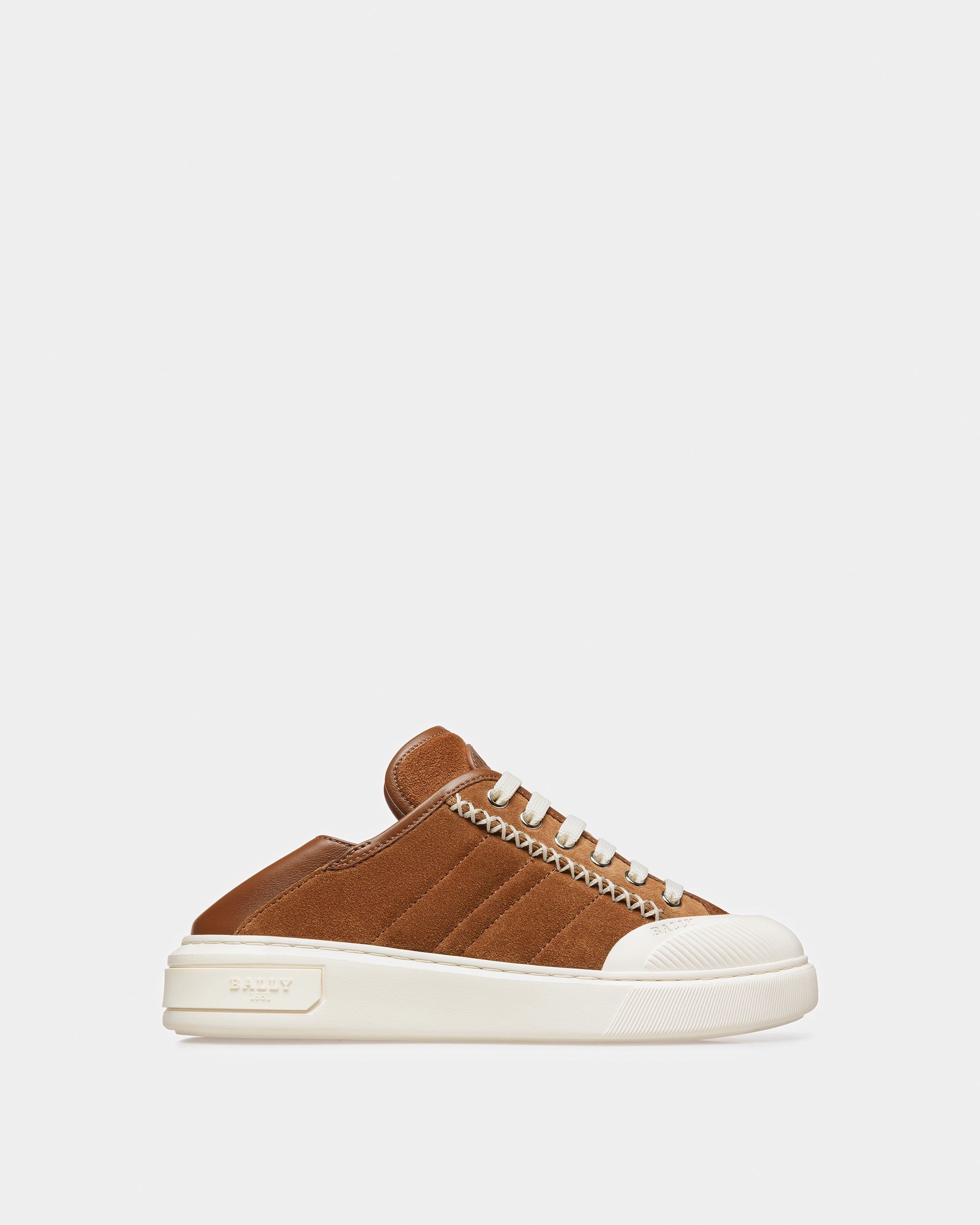 Marily Suede Sneakers In Brown - Women's - Bally - 08