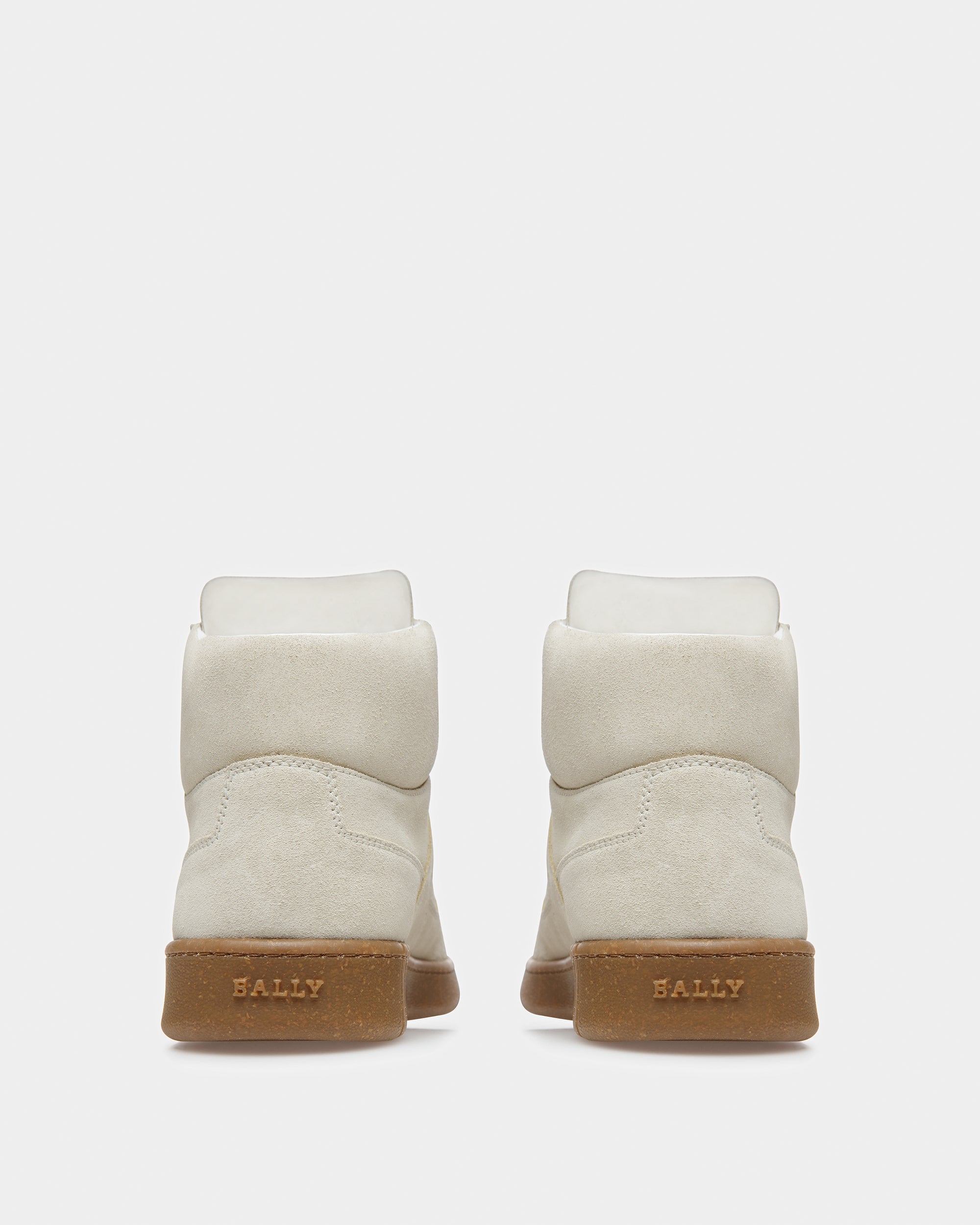 Wiggles Leather Sneakers In Dusty White - Women's - Bally - 04