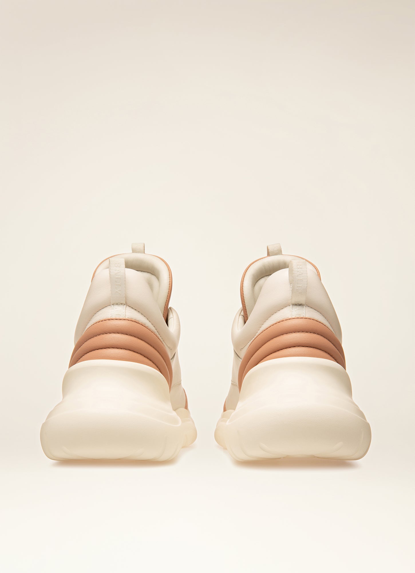 Claires Leather Sneakers In Pink & White - Women's - Bally - 03