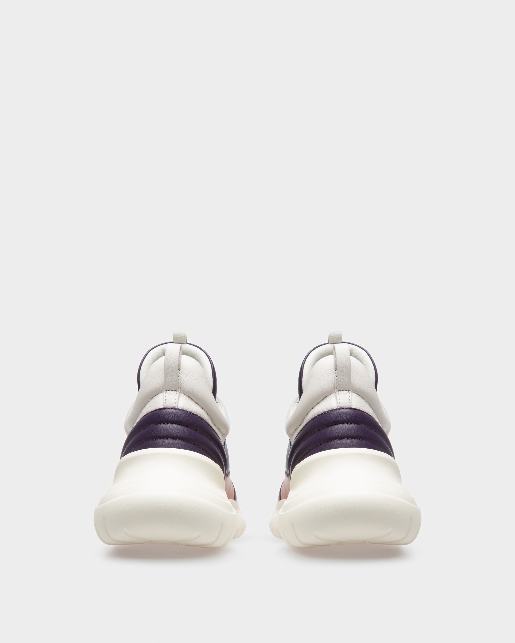 Claires Leather Sneakers In Purple - Women's - Bally - 04