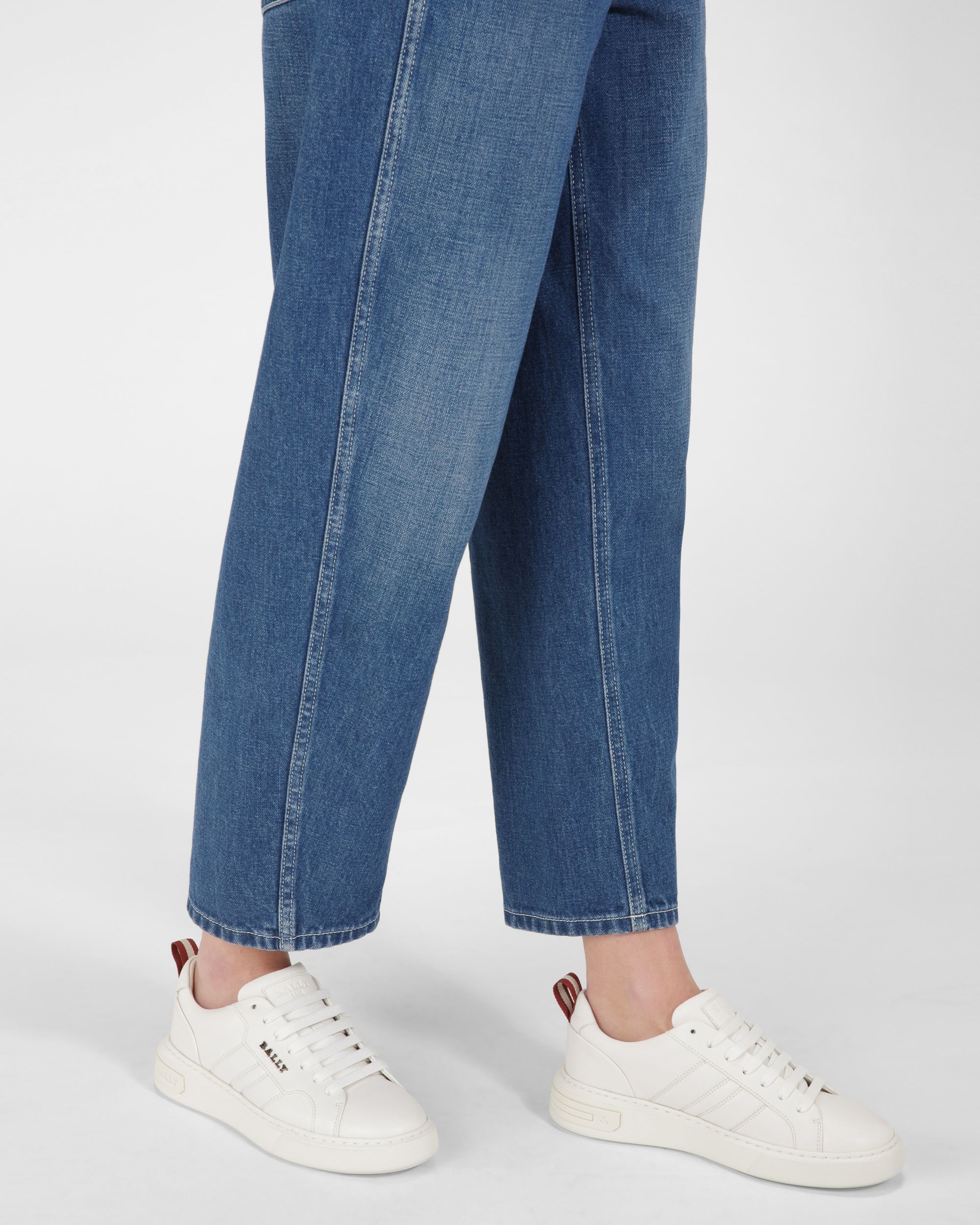 Maxim Leather Sneakers In White - Women's - Bally - 03