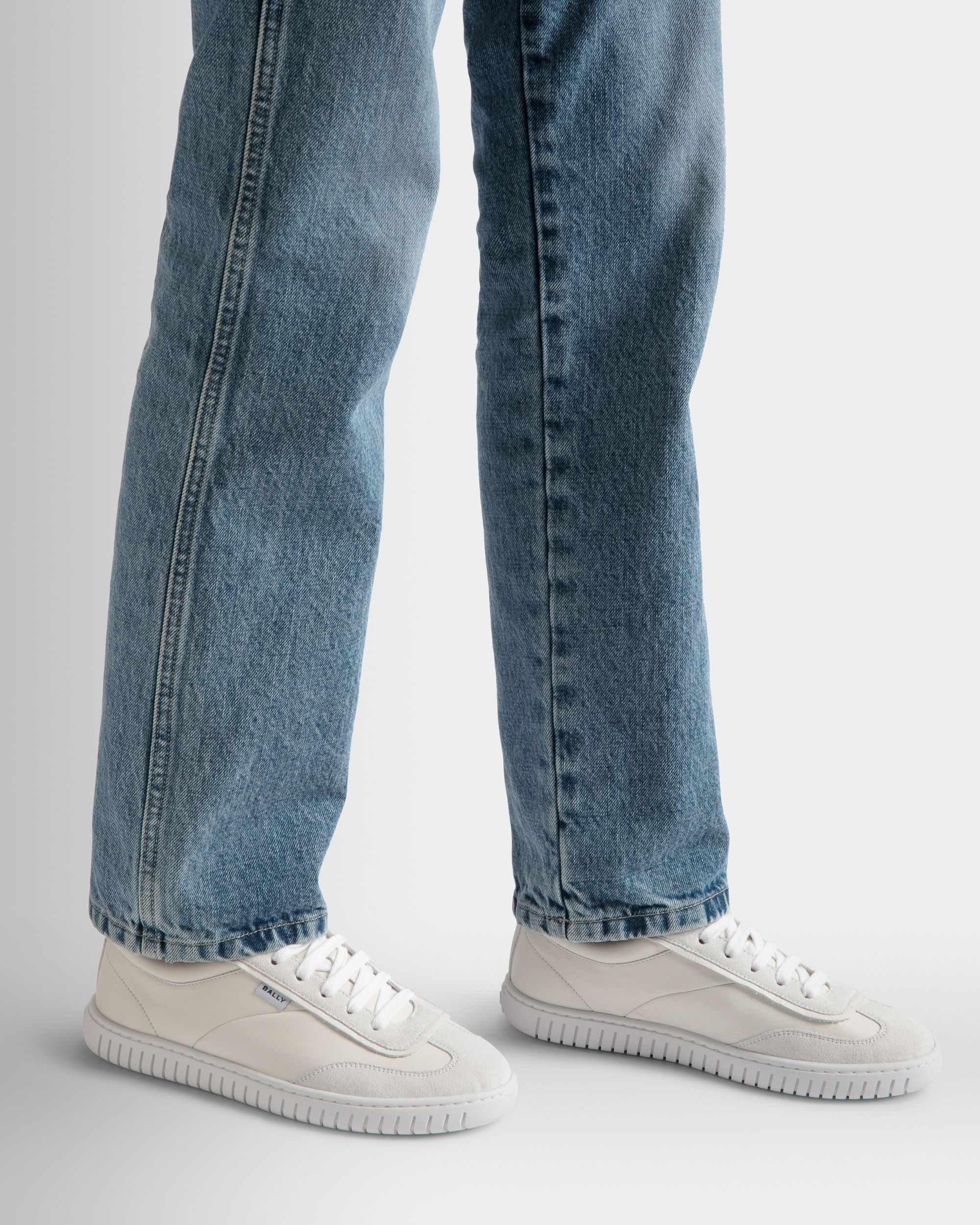 Player Sneakers In White Leather - Women's - Bally - 02