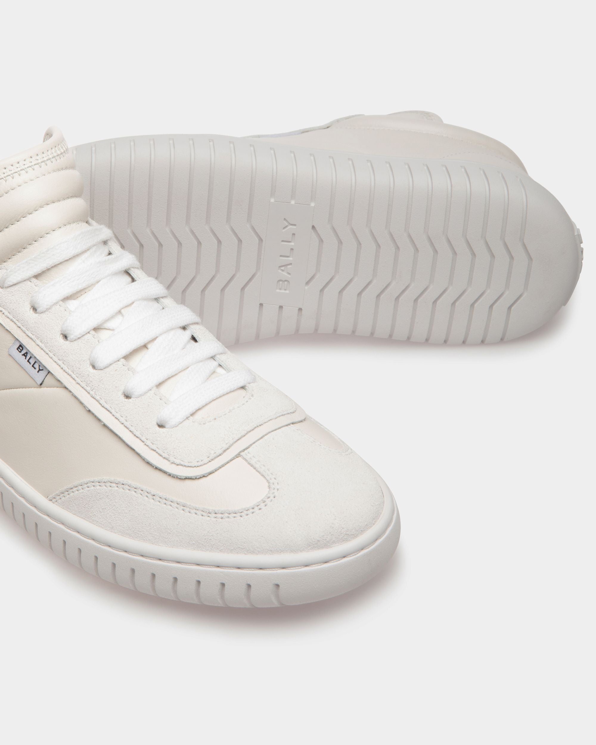 Player Sneakers In White Leather - Women's - Bally - 05