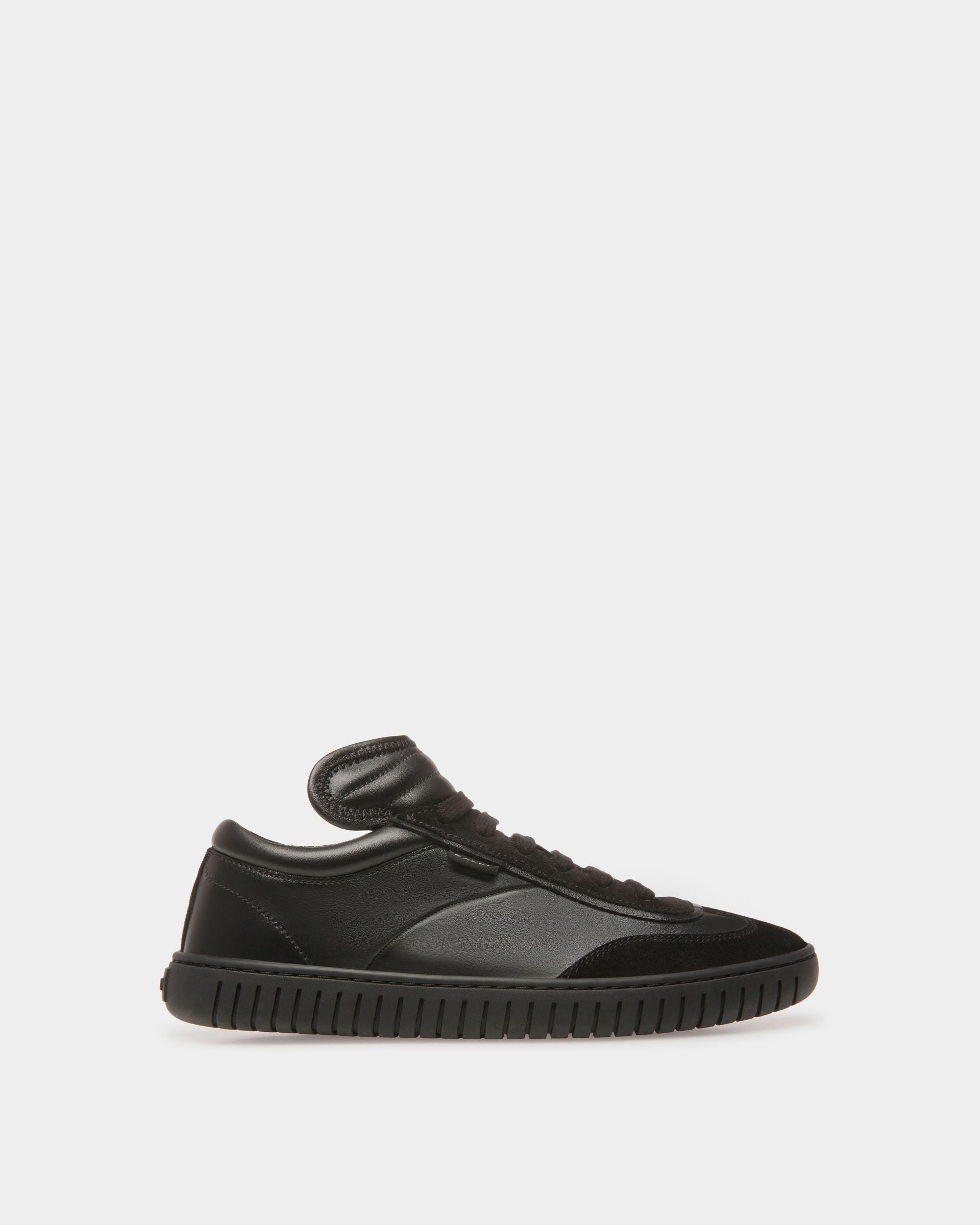 Player Sneakers In Black Leather - Women's - Bally - 01