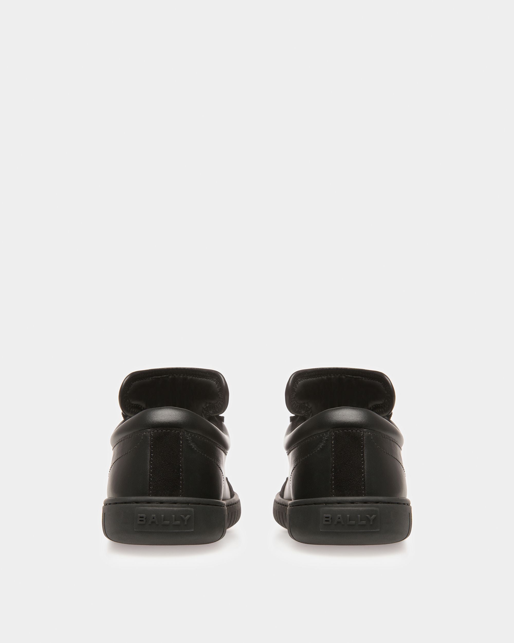 Player Sneakers In Black Leather - Women's - Bally - 03