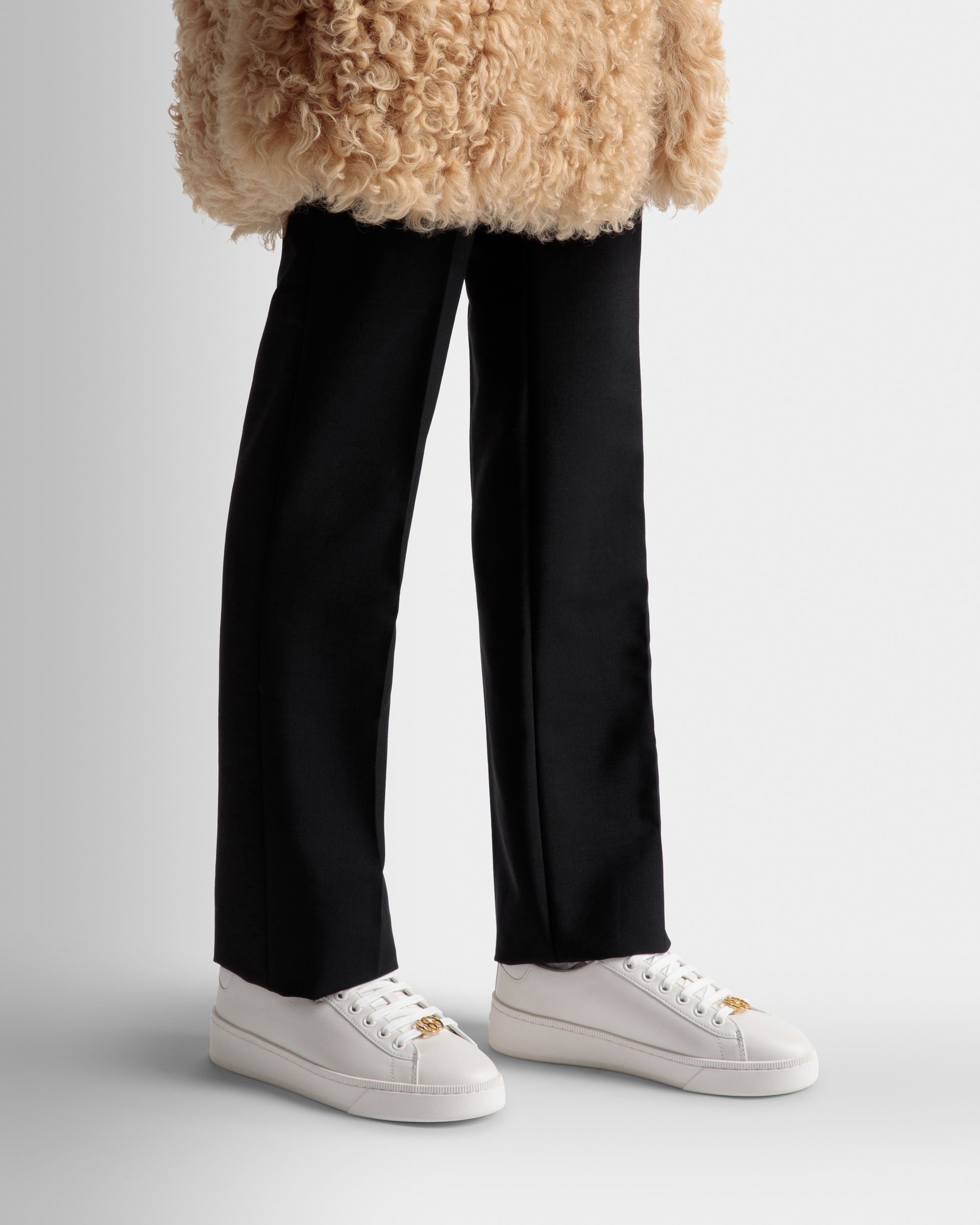 Raise Sneakers In White Leather - Women's - Bally - 02