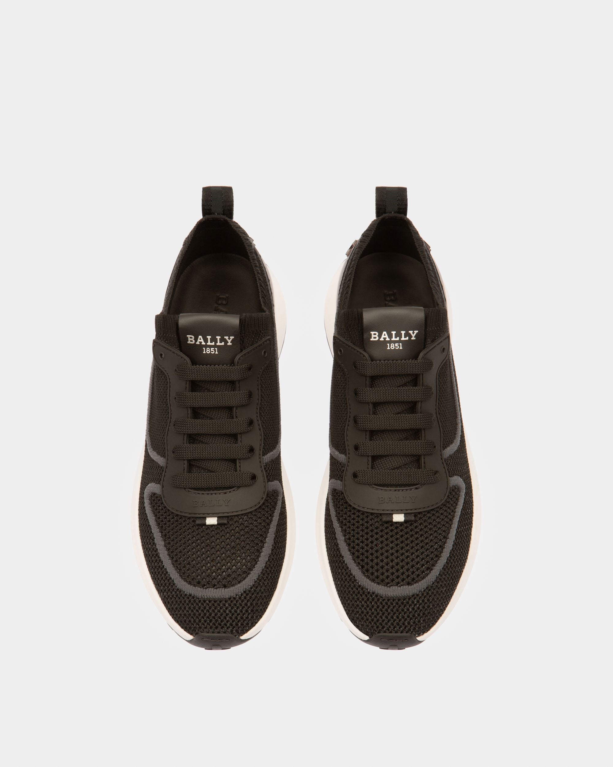 Davyn Polyester Mix Sneakers In Black - Women's - Bally - 02