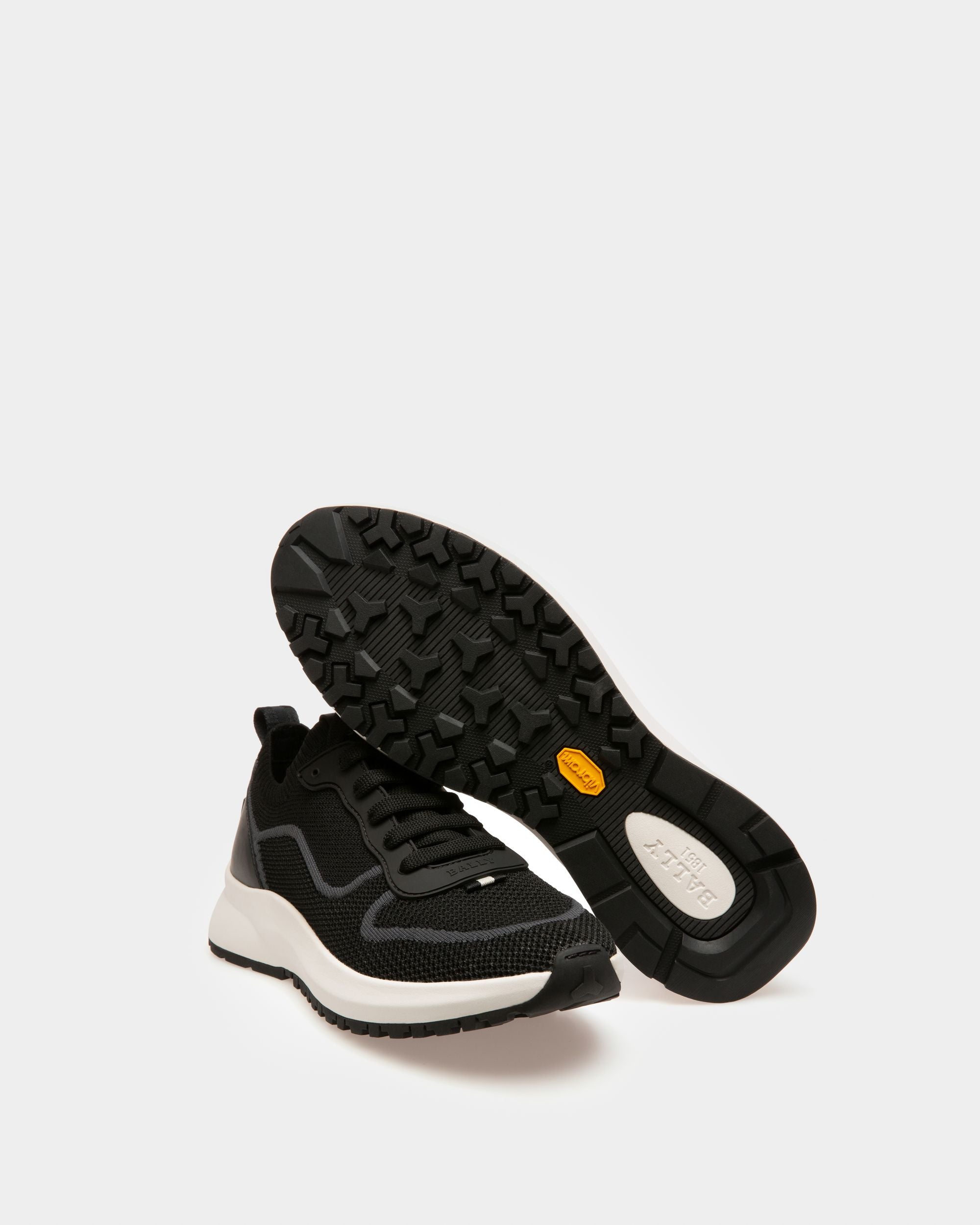 Davyn Polyester Mix Sneakers In Black - Women's - Bally - 05
