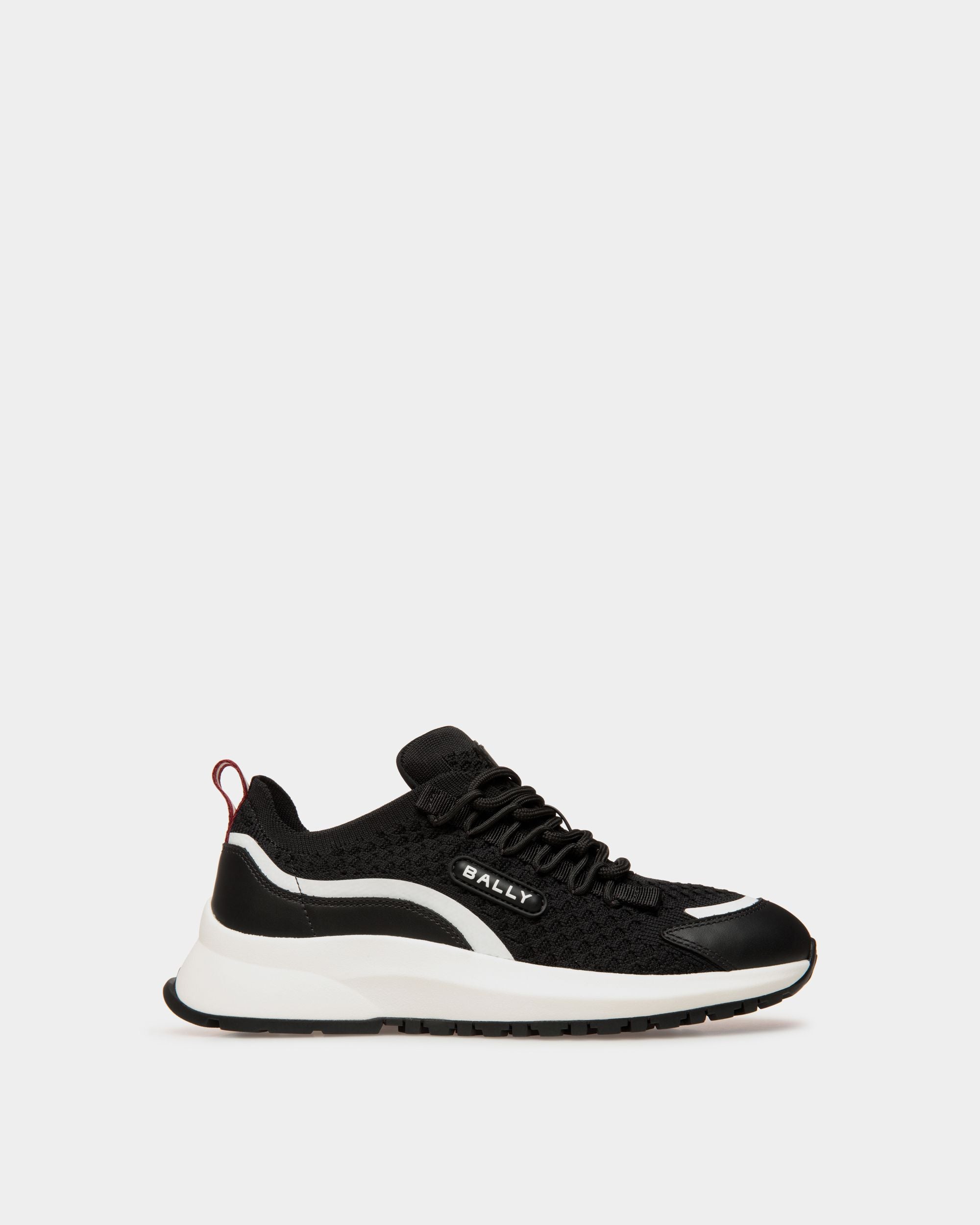 Outline Sneaker in Black Knit - Women's - Bally - 01