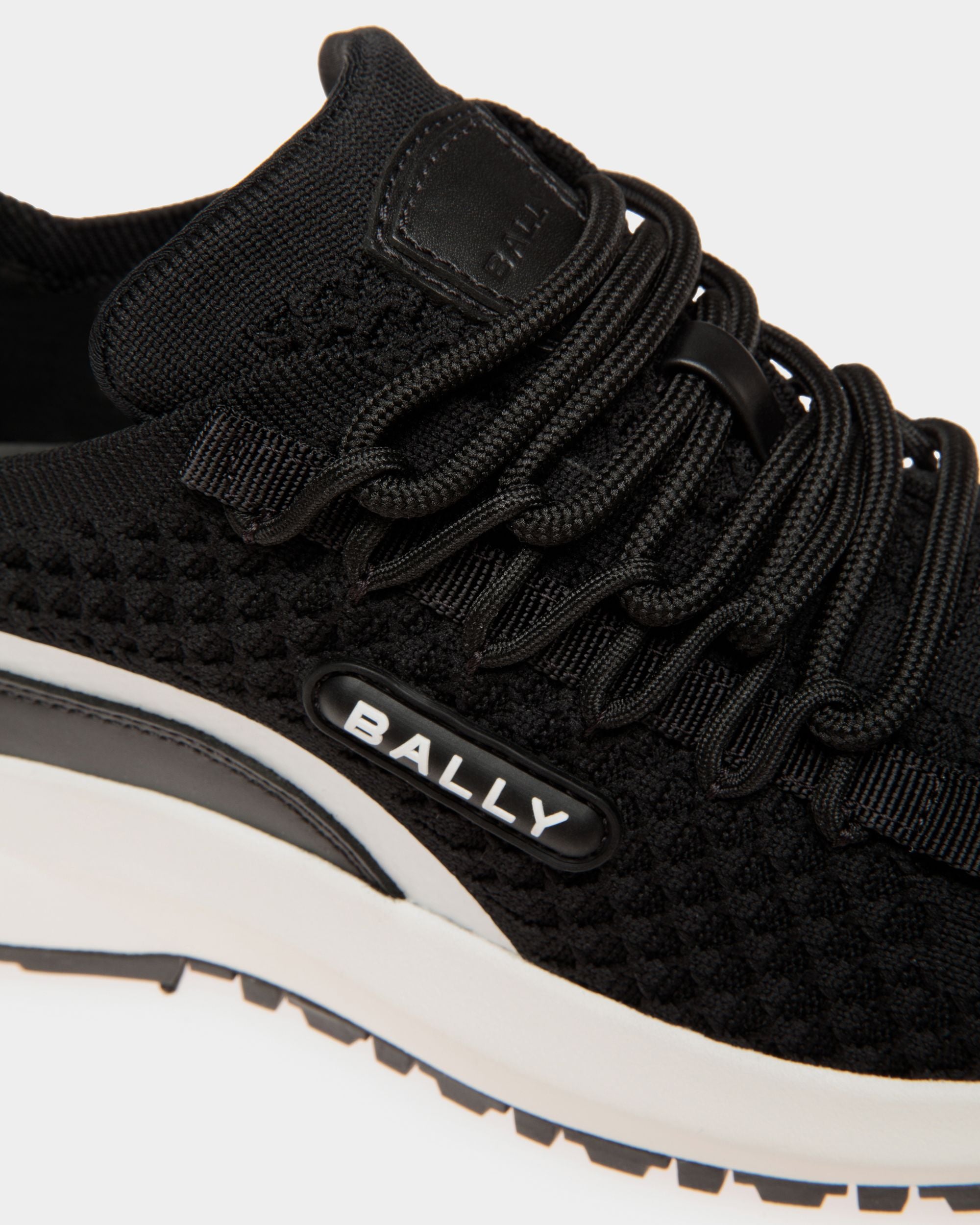 Outline Sneaker in Black Knit - Women's - Bally - 05