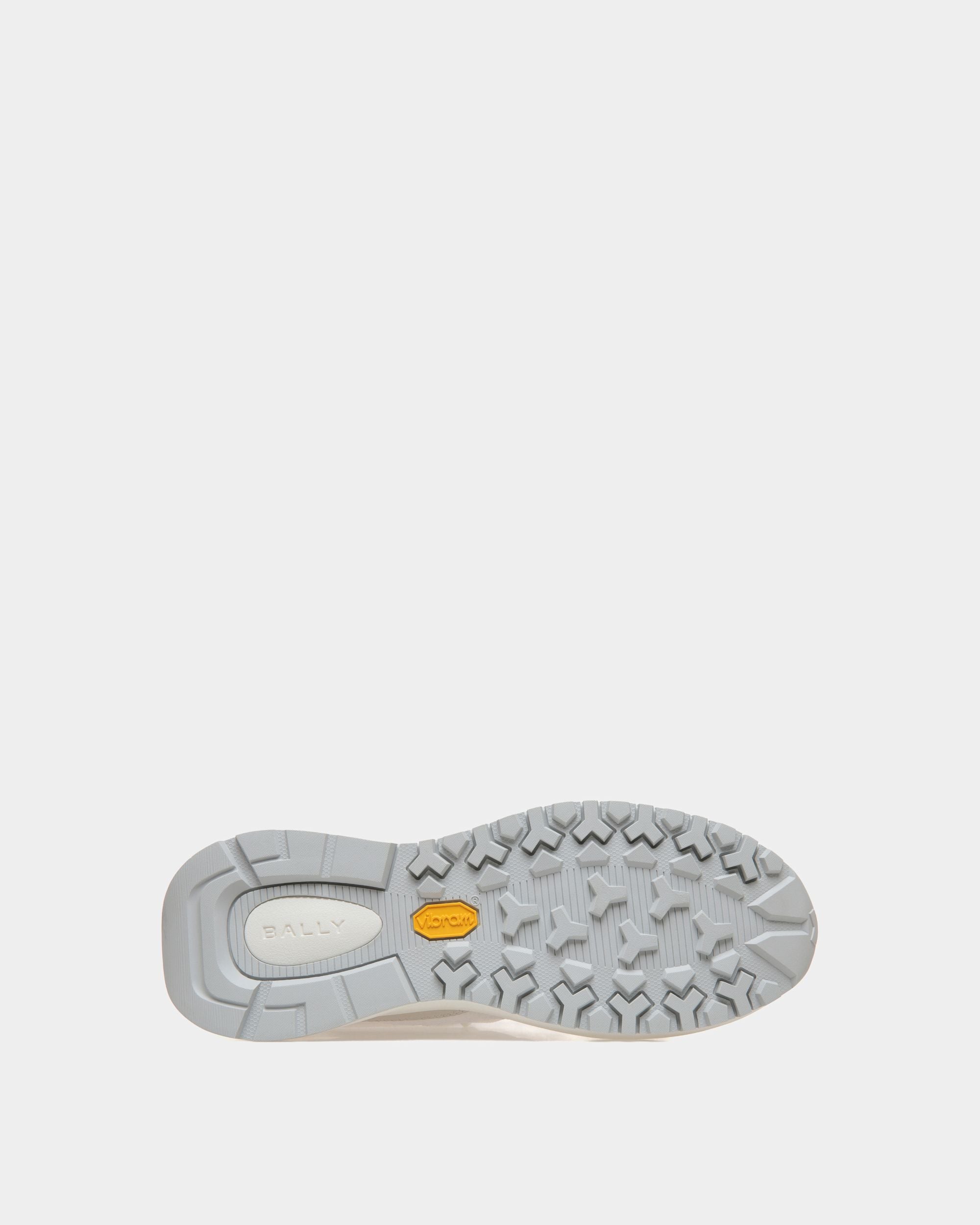 Outline Sneaker in White Knit Fabric - Women's - Bally - 04