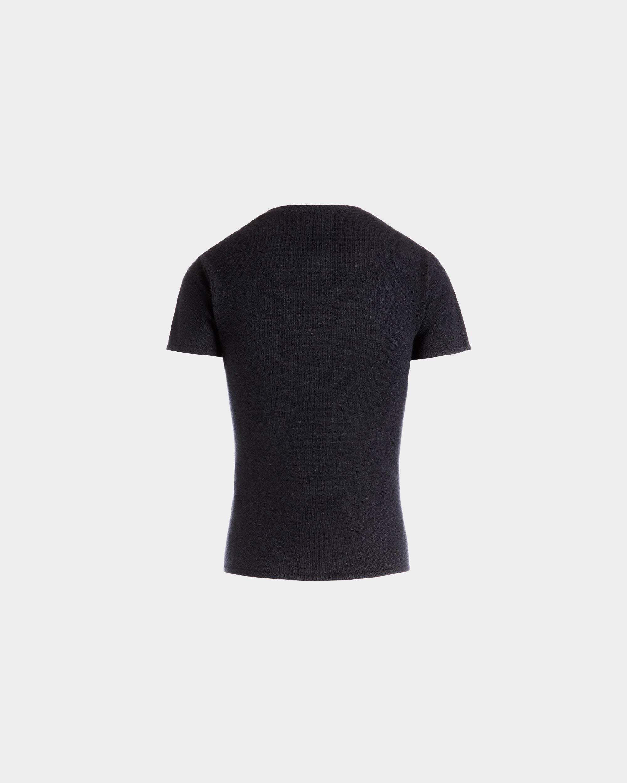 Knit Top In Navy Blue Cashmere - Women's - Bally - 06