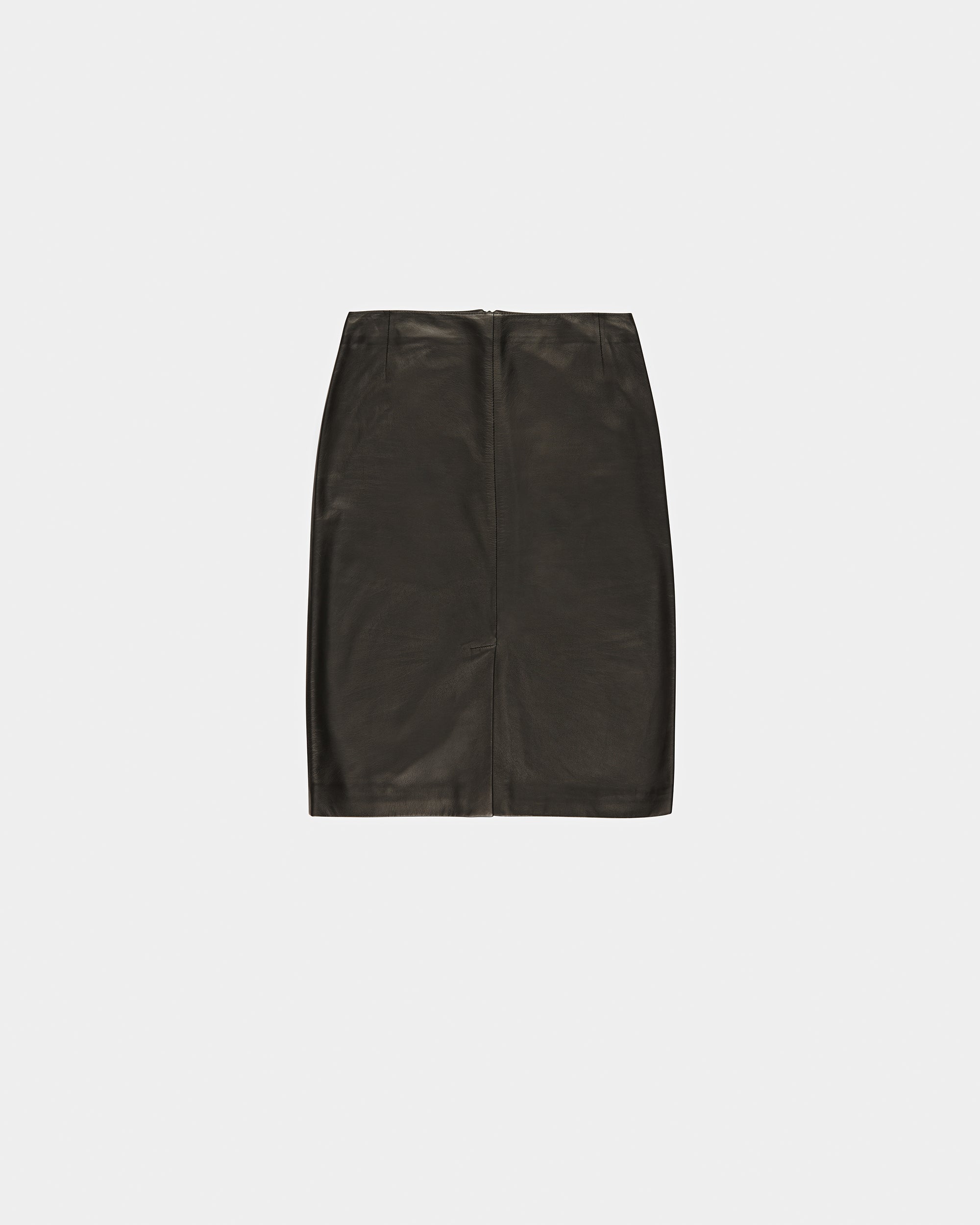 Leather Skirt In Black - Women's - Bally - 05
