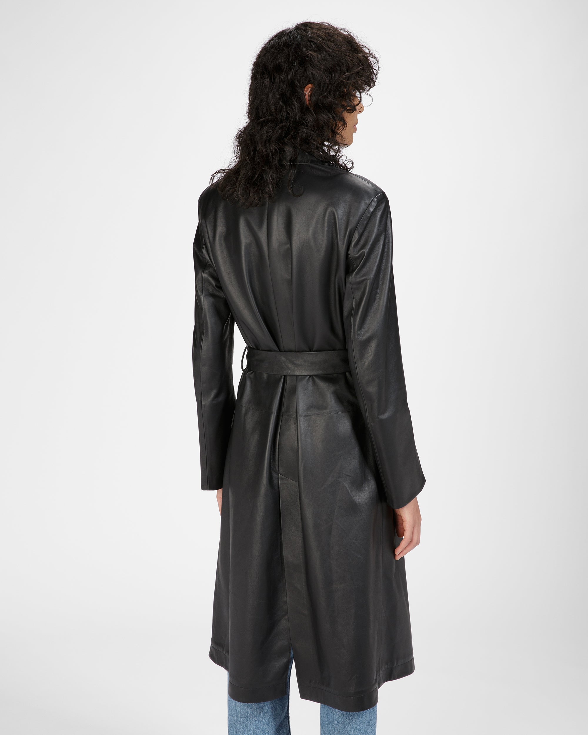 Leather Coat - Women's - Bally - 02