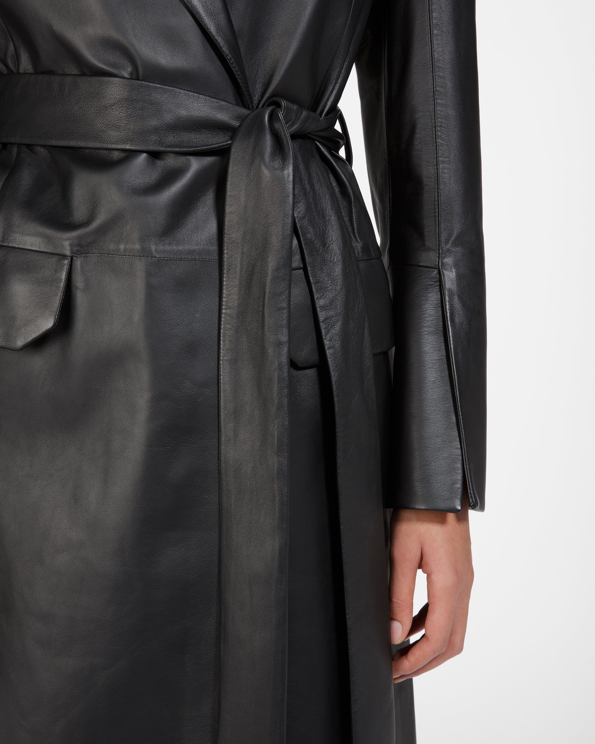 Leather Coat - Women's - Bally - 03