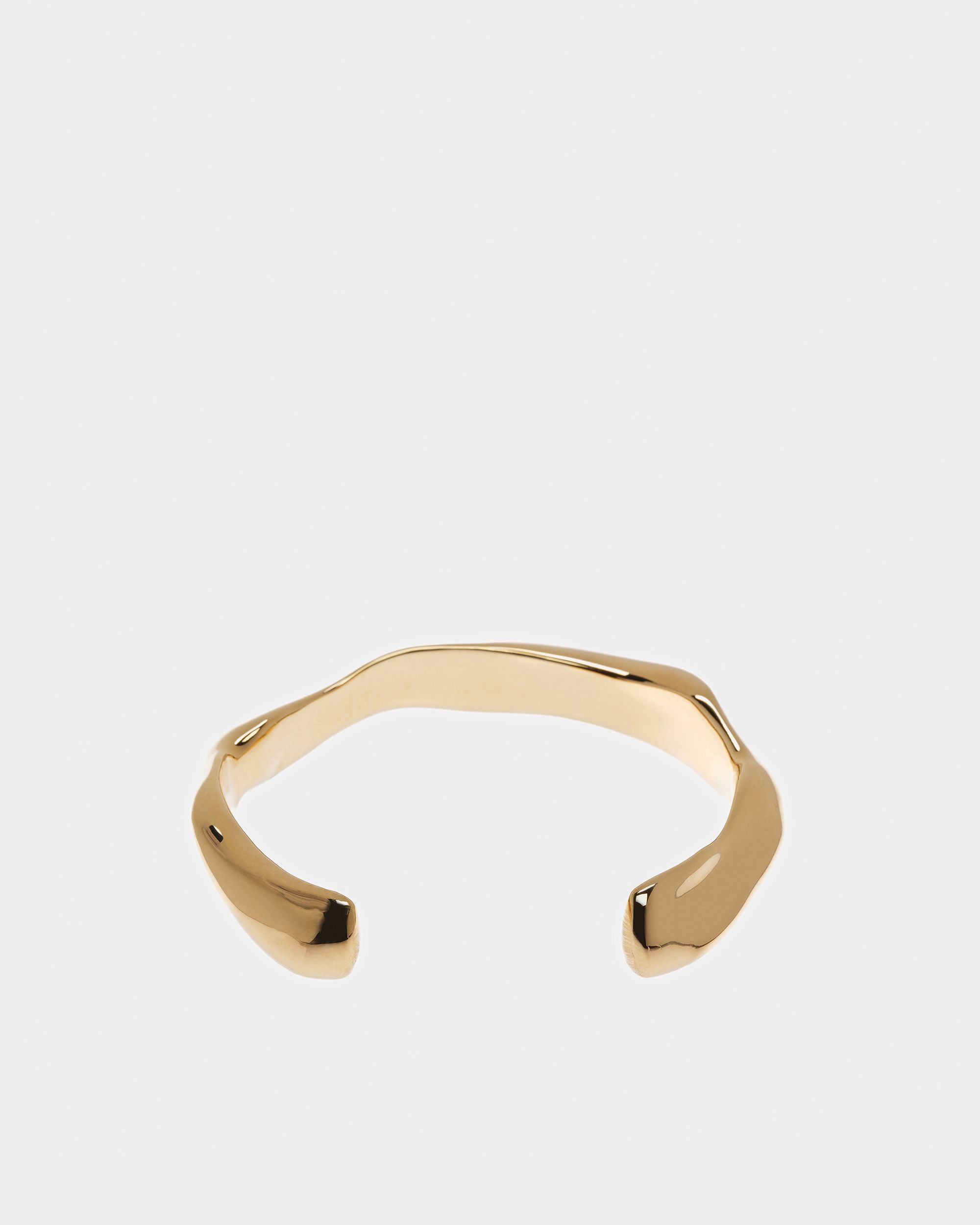 Cuff Bangle In Yellow-Gold - Women's - Bally - 03