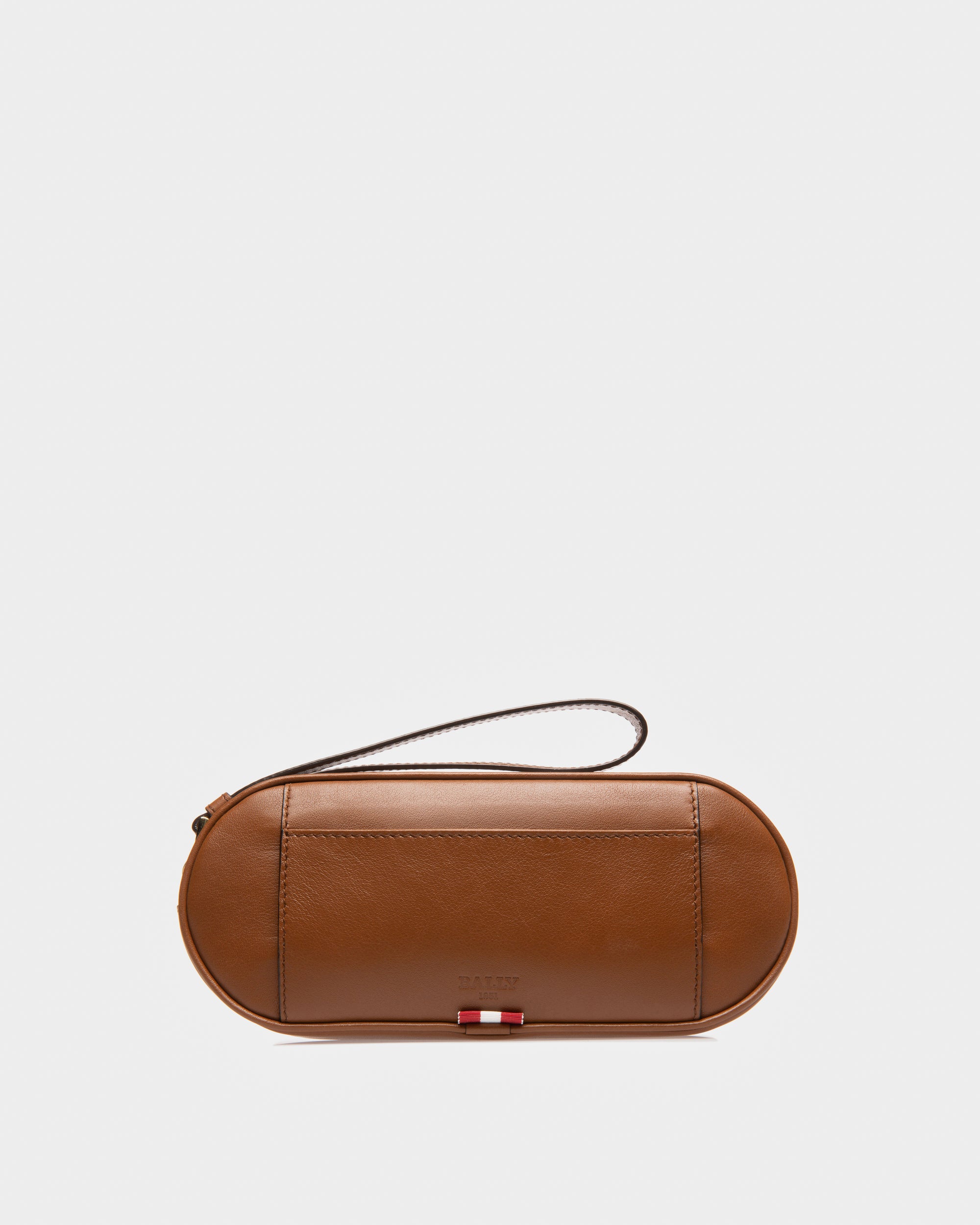 Bowye Leather Belt Bag In Brown - Women's - Bally - 03