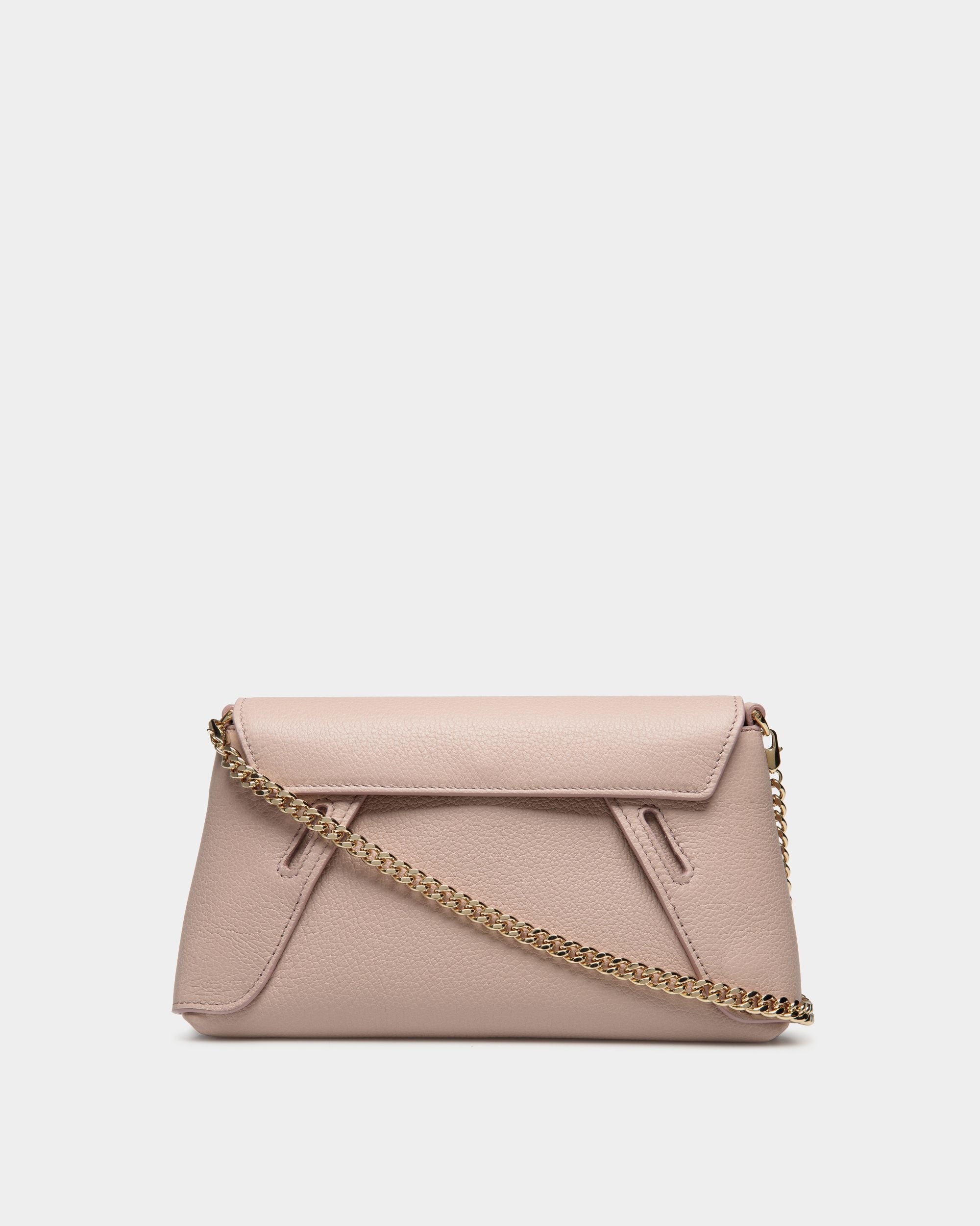 Lock Me Multifunctional Minibag In Light Beige Grained Leather - Women's - Bally - 02