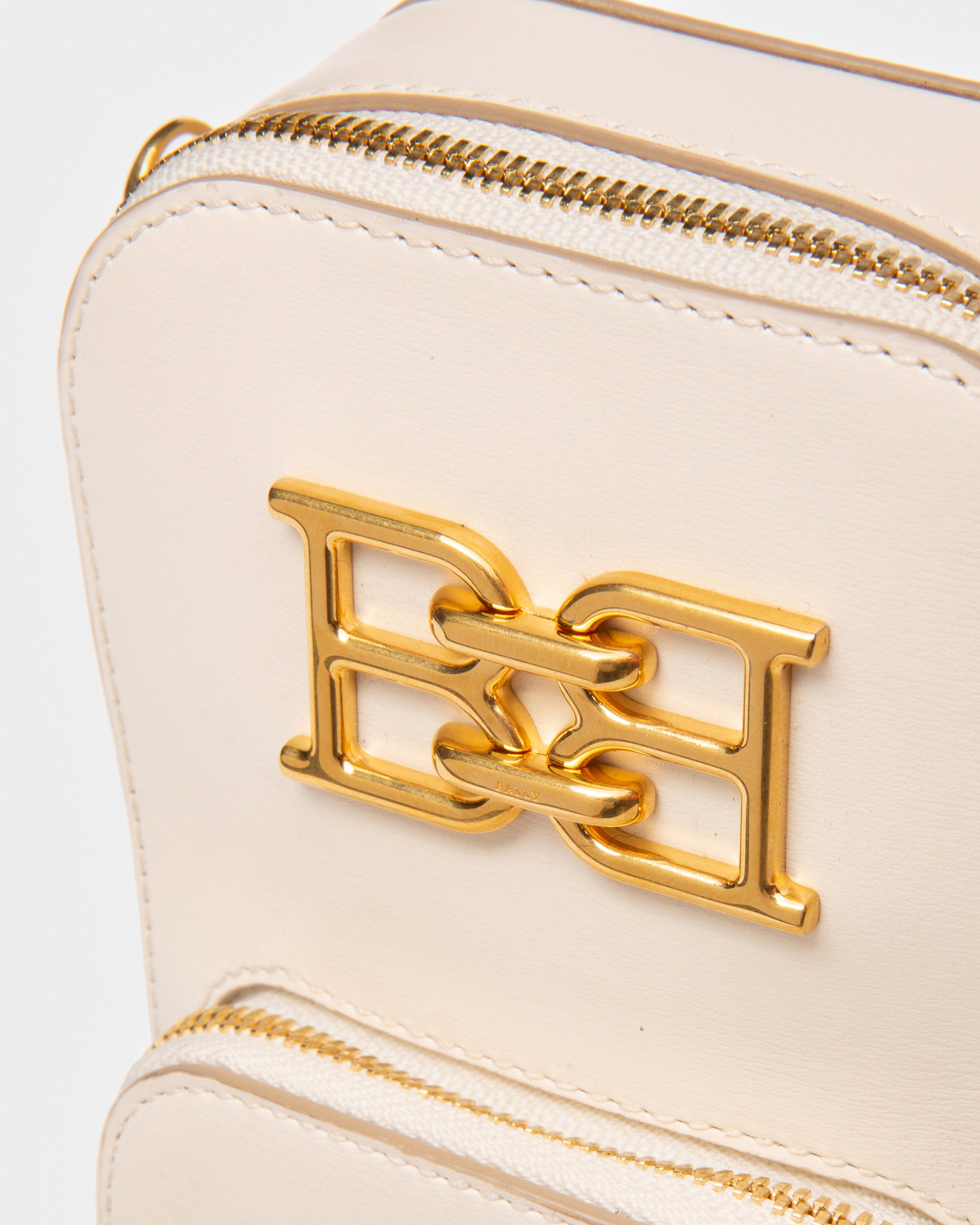 Bemal Phone Wallet In Bone Leather - Women's - Bally - 05