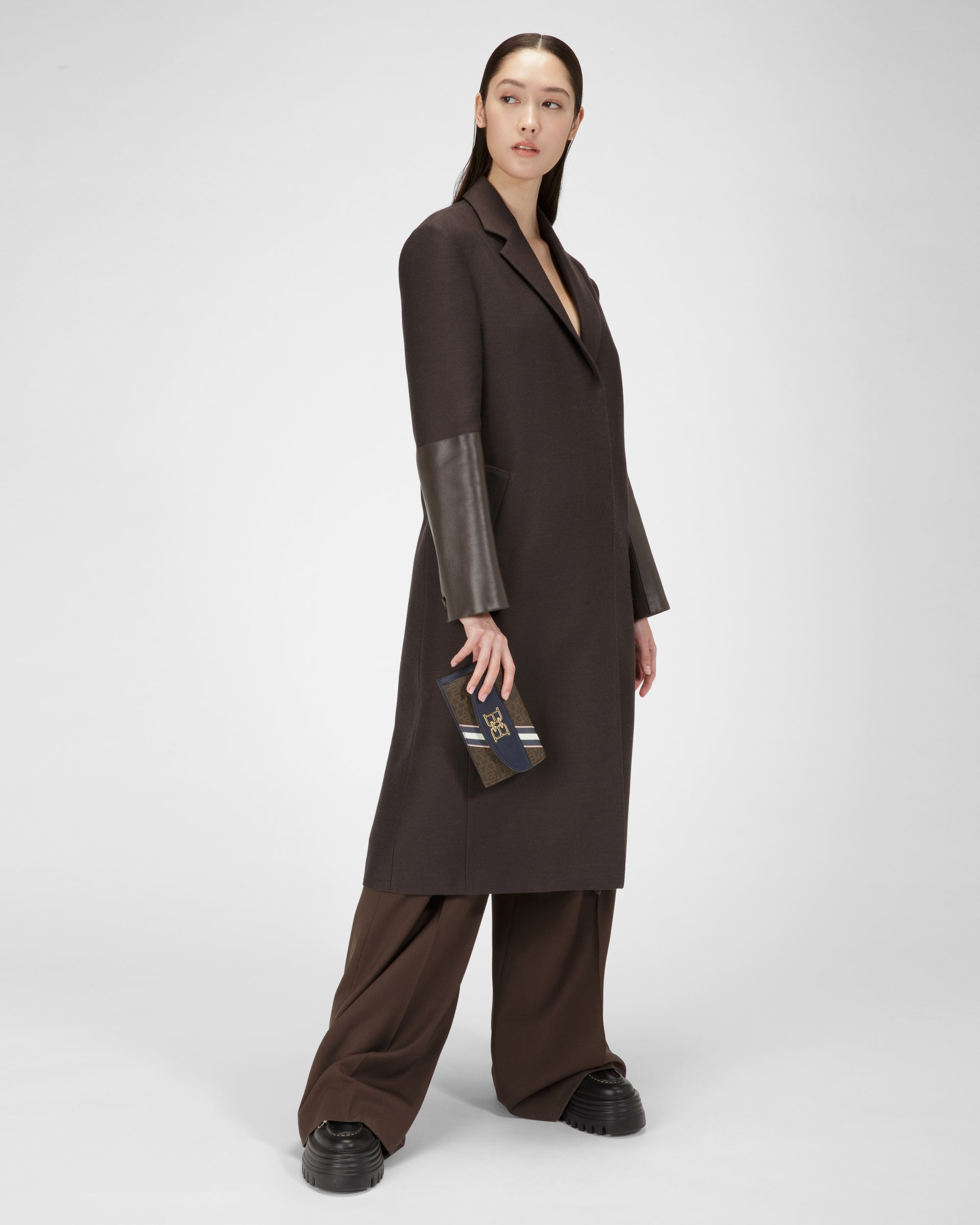 Beylor Tpu Phone Wallet In Brown - Women's - Bally - 06