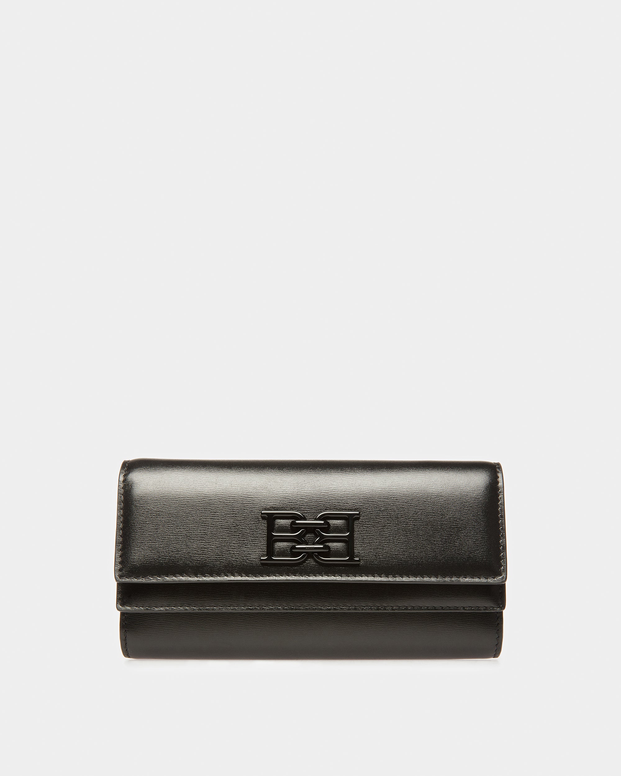 Byanca Leather Travel Wallet In Black - Women's - Bally - 01