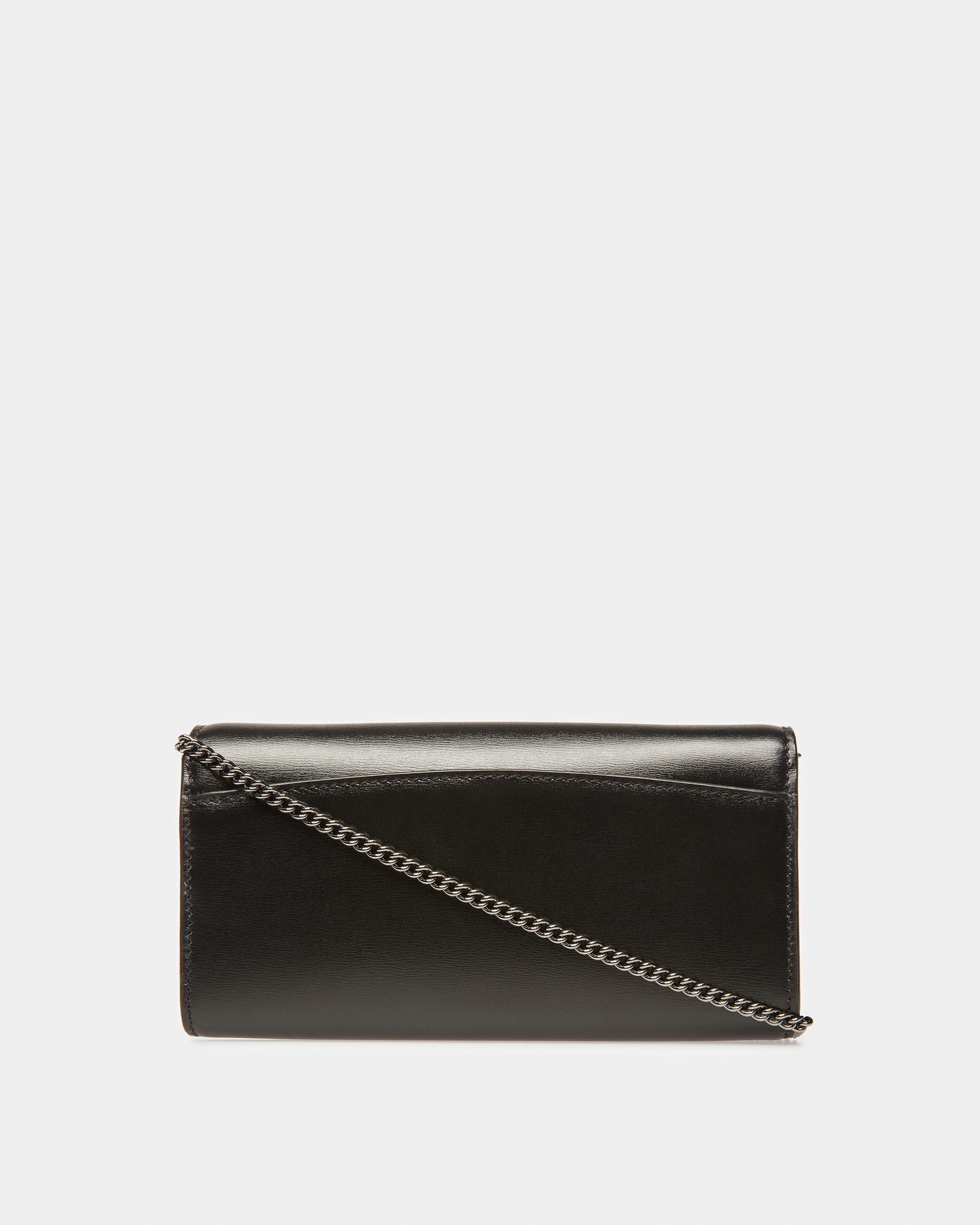 Byanca Leather Travel Wallet In Black - Women's - Bally - 03