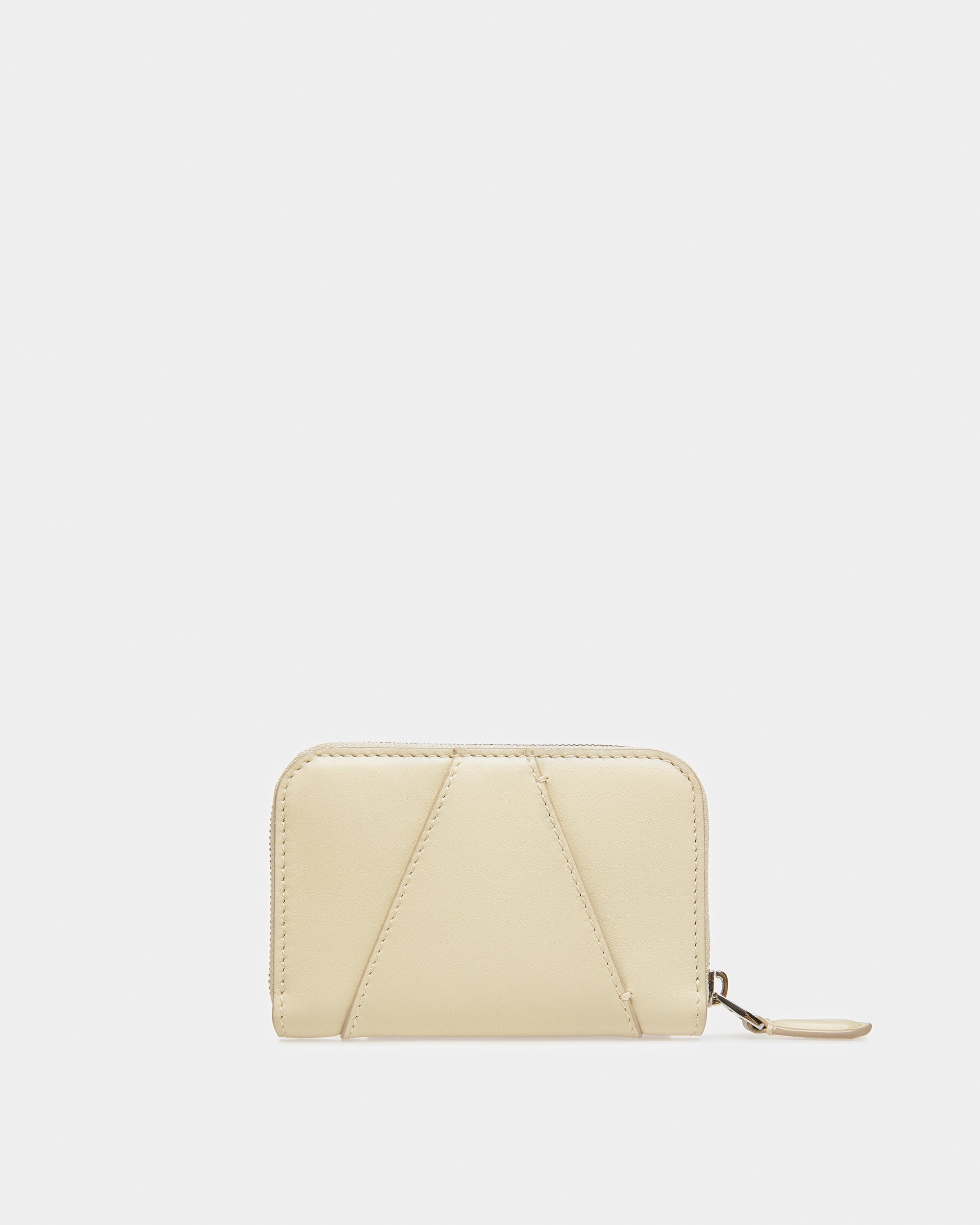 Angye Leather Wallet In Fossil - Women's - Bally - 02