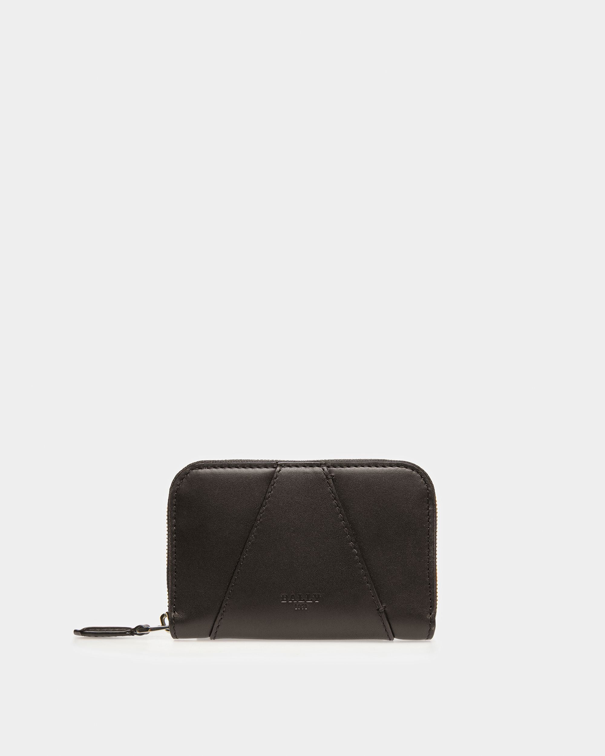 Angye Leather Wallet In Black - Women's - Bally - 01